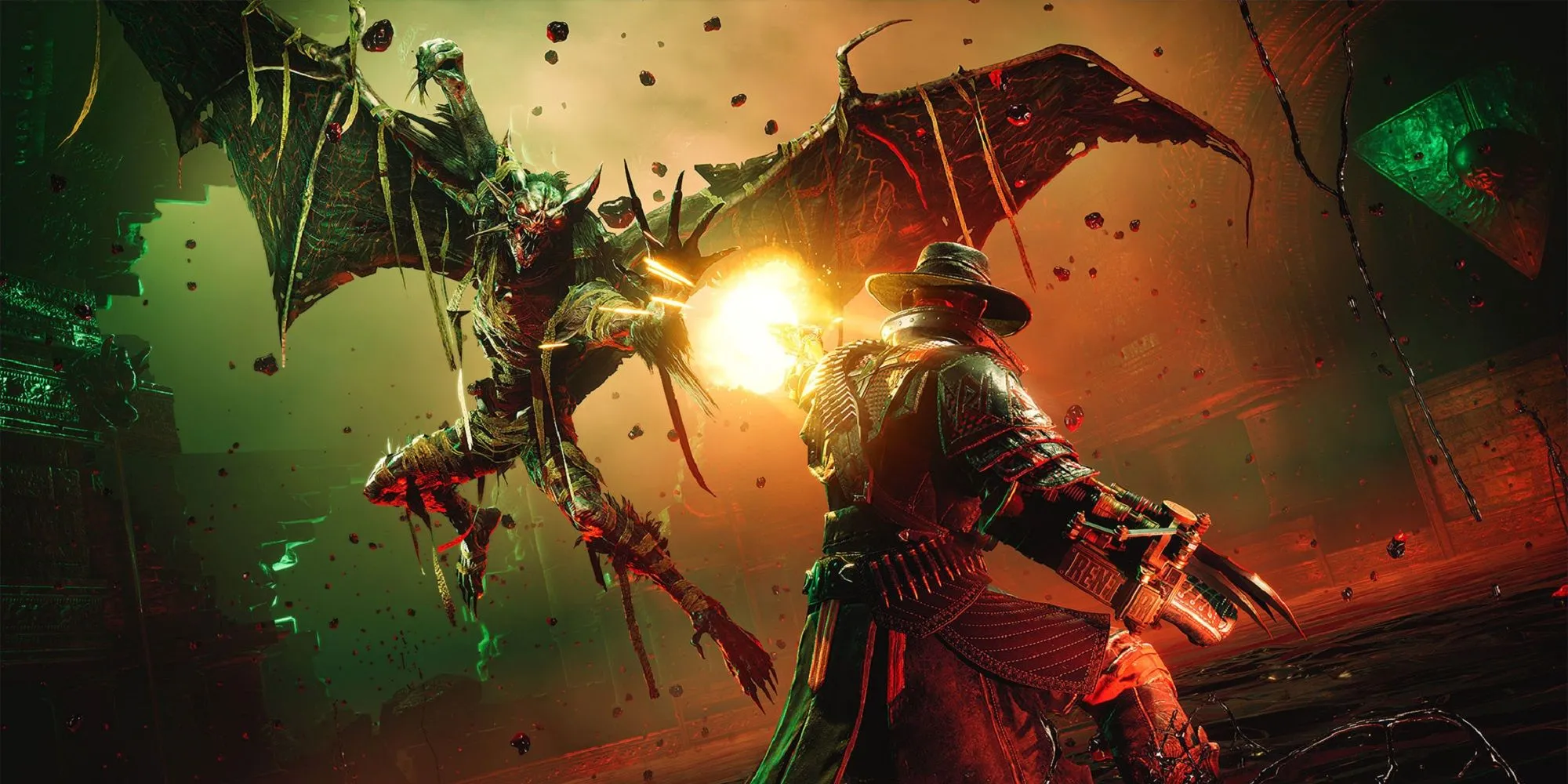 Ảnh chụp màn hình gameplay máu lửa của Evil West.