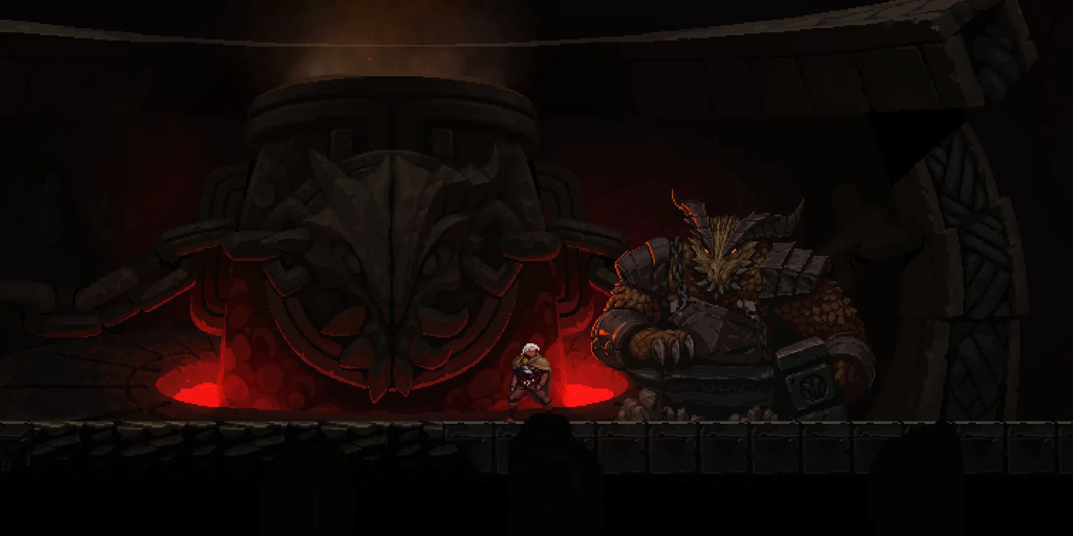 Ảnh chụp màn hình giao diện thợ rèn trong Dragon Is Dead, nơi game thủ có thể cường hóa trang bị