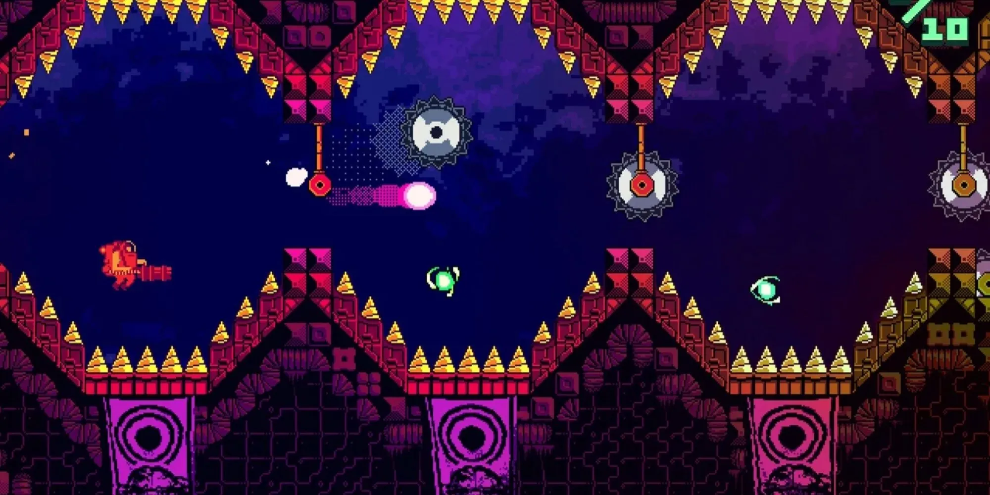 ATOMIK RunGunJumpGun: Bắn súng để di chuyển và phá hủy vật cản
