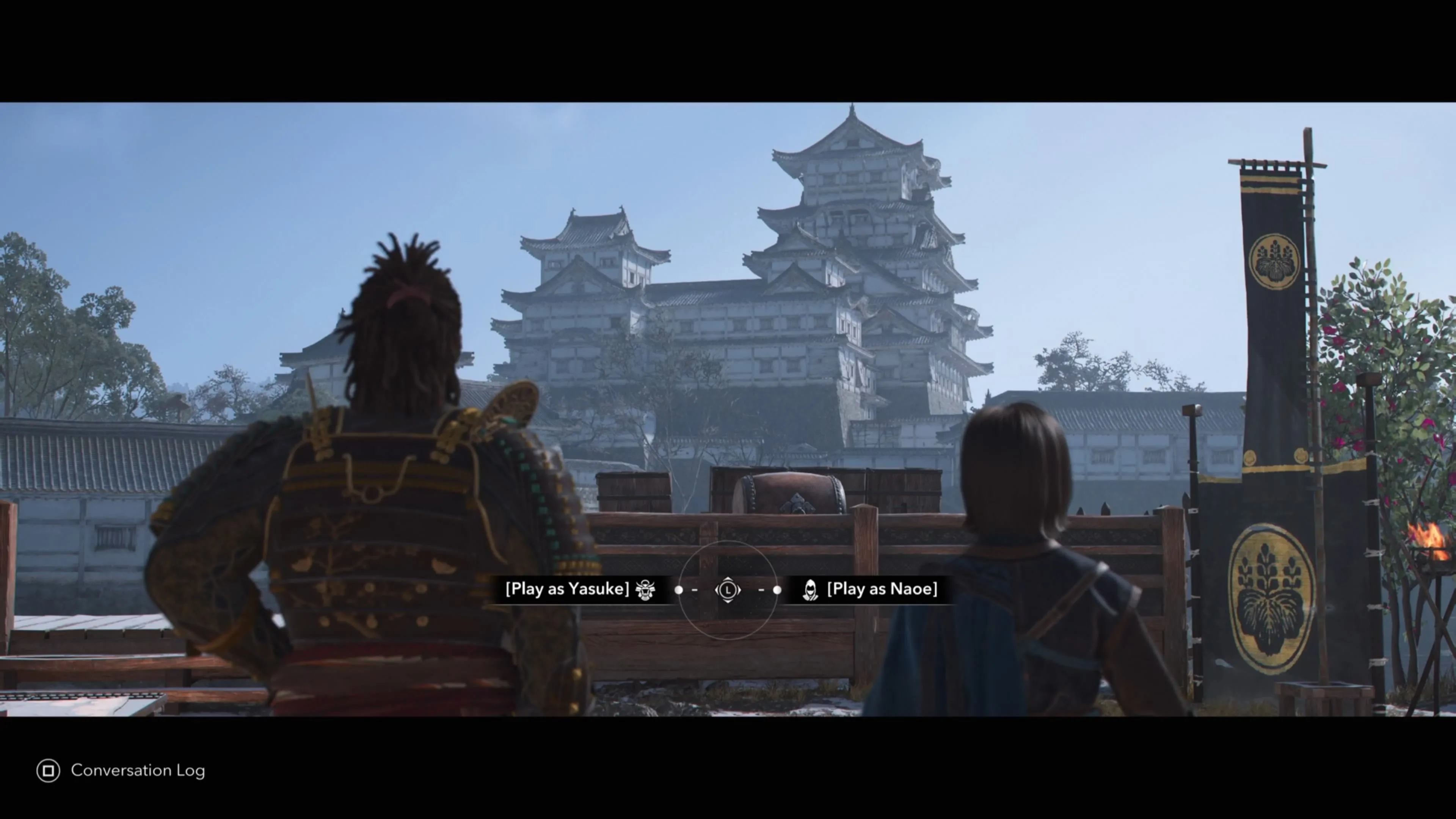 Bản đồ và nhân vật Yasuke trong Assassin's Creed Shadows