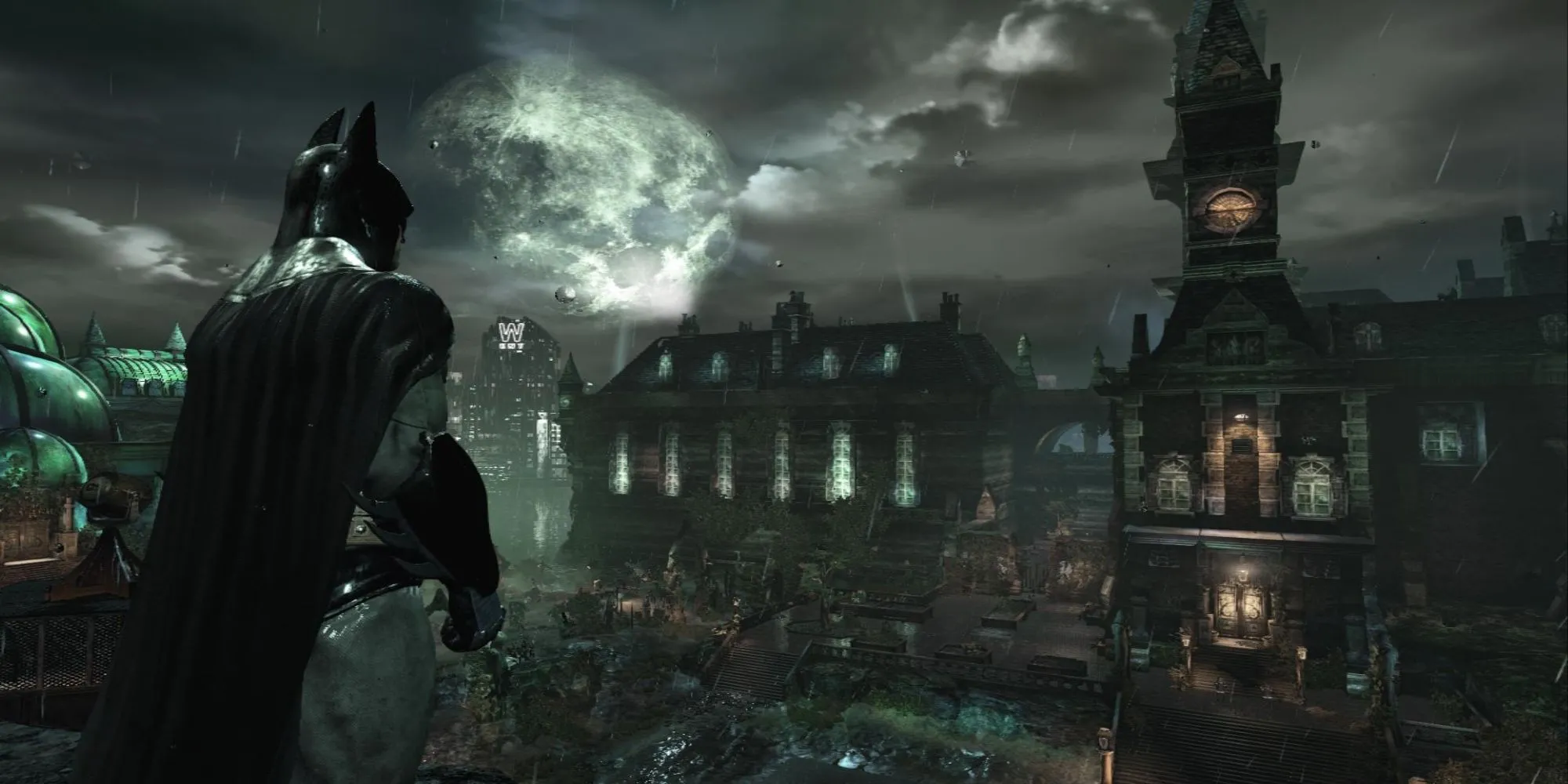 Batman Arkham Asylum - Batman sử dụng chế độ Thám tử trong game