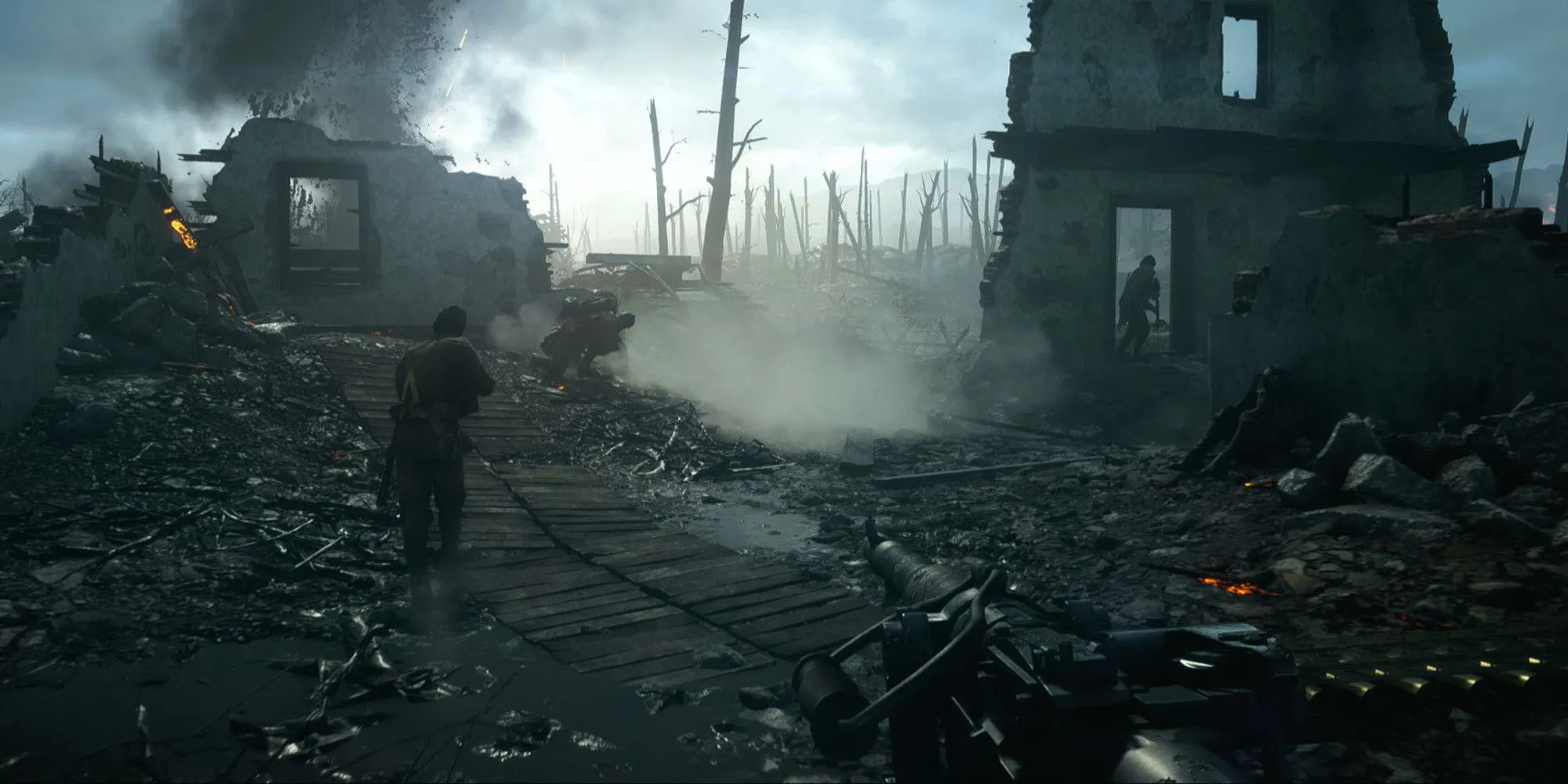 Battlefield 1 không HUD với cảnh bão thép