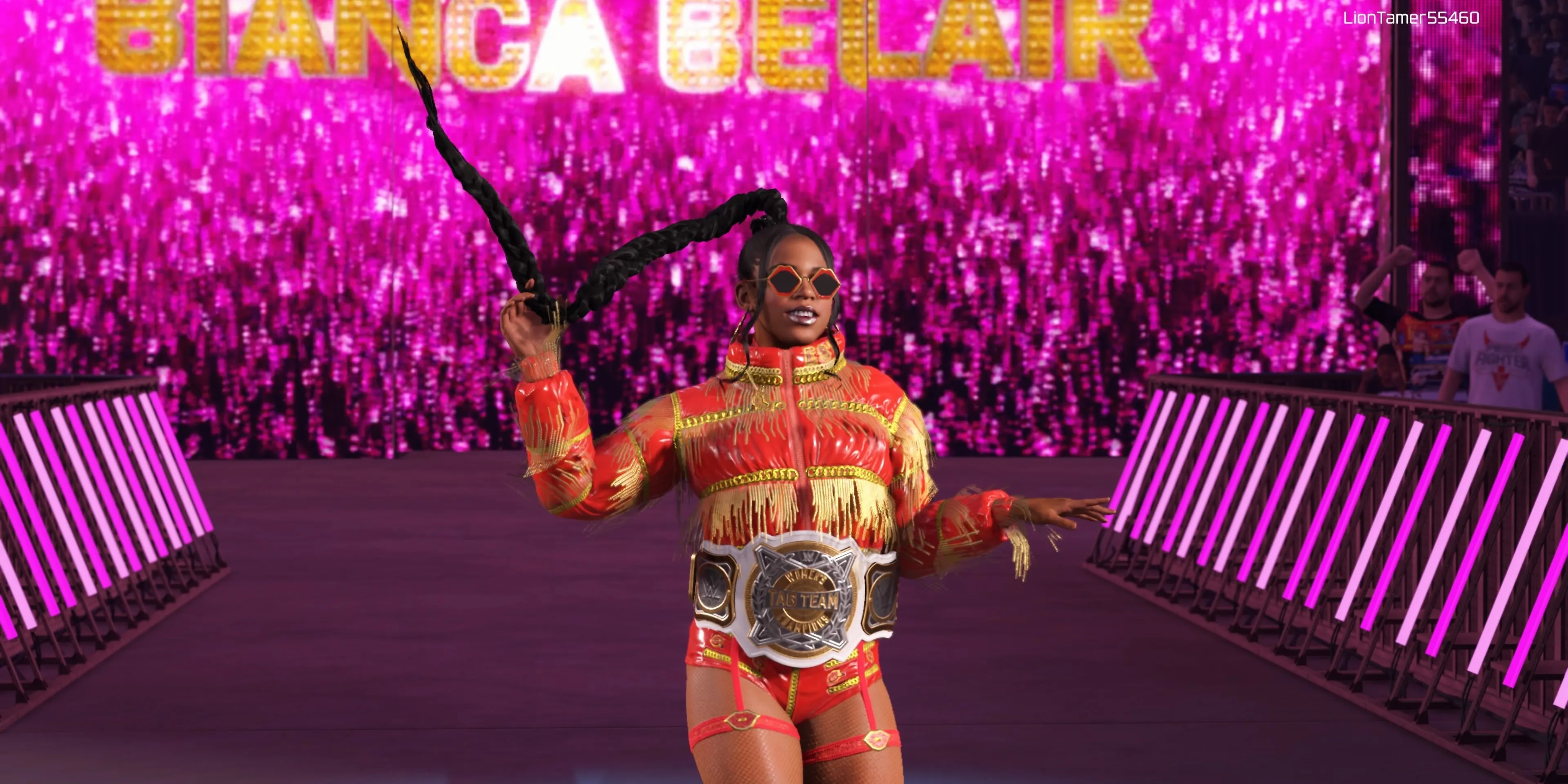 Bianca Belair khoe sức mạnh trong WWE 2K25