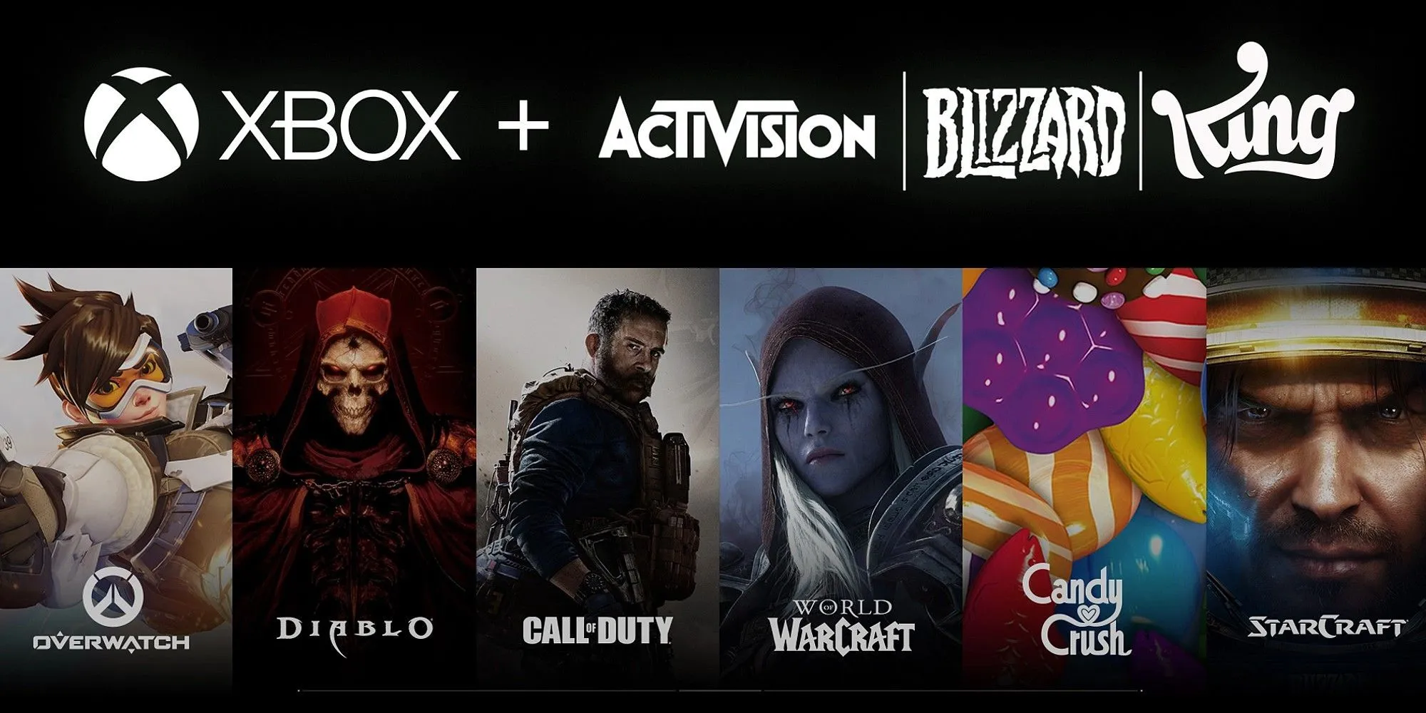 Biểu tượng các công ty game của Microsoft sau thương vụ Activision Blizzard King