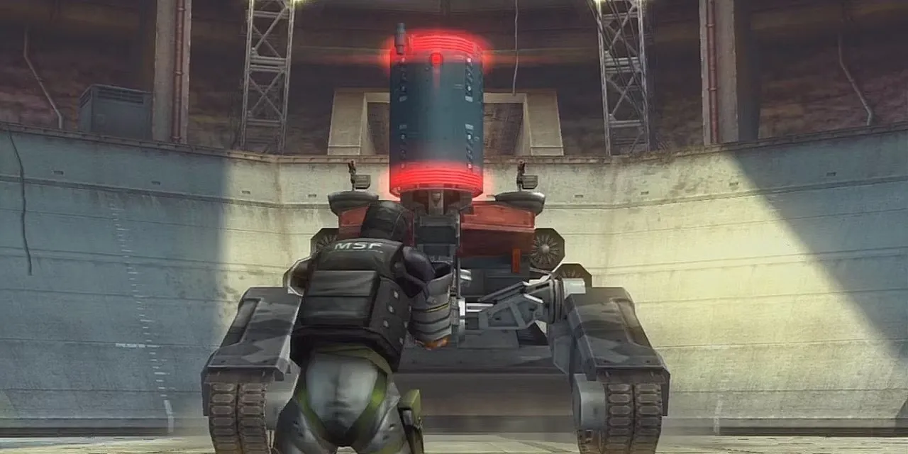 Big Boss nhắm bắn trong Metal Gear Solid: Peace Walker