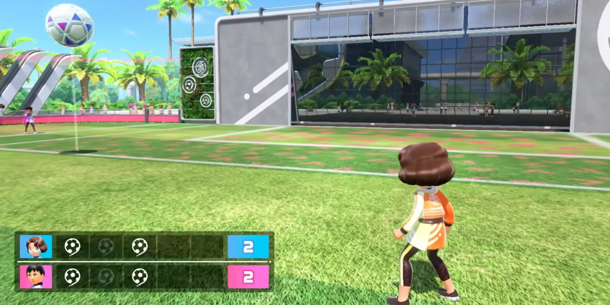 Các nhân vật Mii đang chơi các môn thể thao trong Nintendo Switch Sports