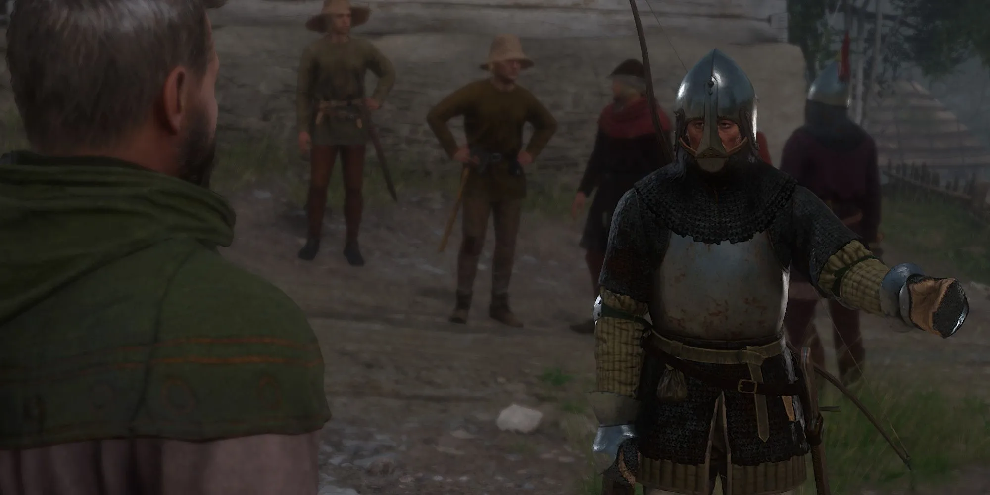 Căng thẳng giữa dân làng và binh lính tại Bohunowitz nhiệm vụ Spoils of War