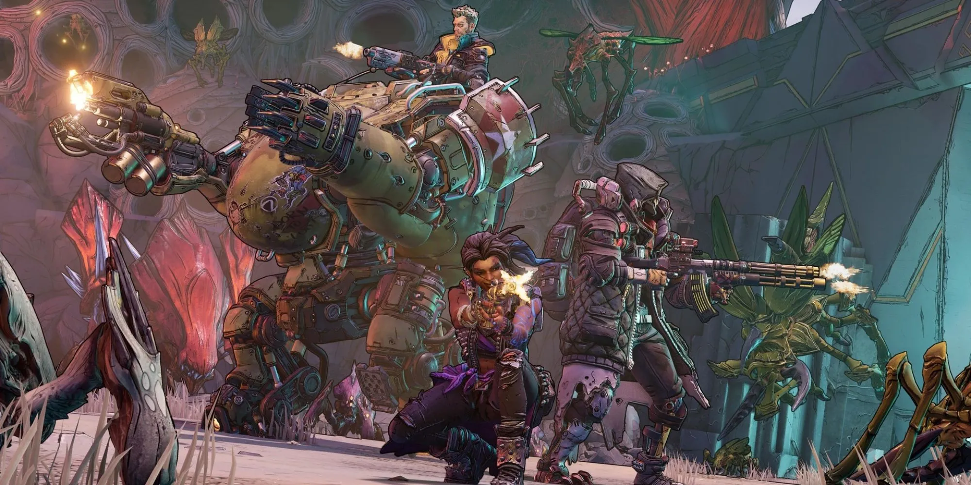 Cảnh hành động cuồng nhiệt trong game bắn súng nhập vai Borderlands 3
