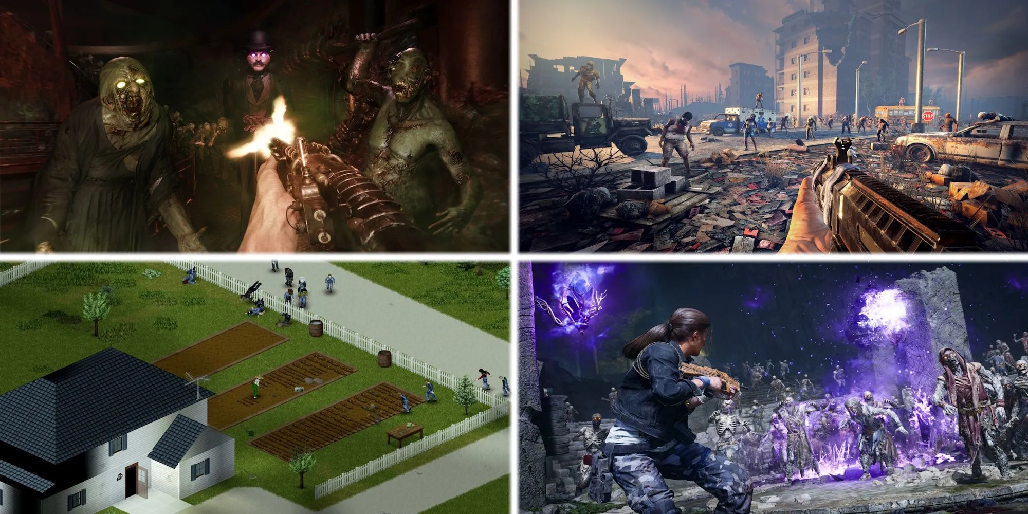 Cảnh tượng đáng sợ của bầy zombie trong game 7 Days to Die và các tựa game sinh tồn khác