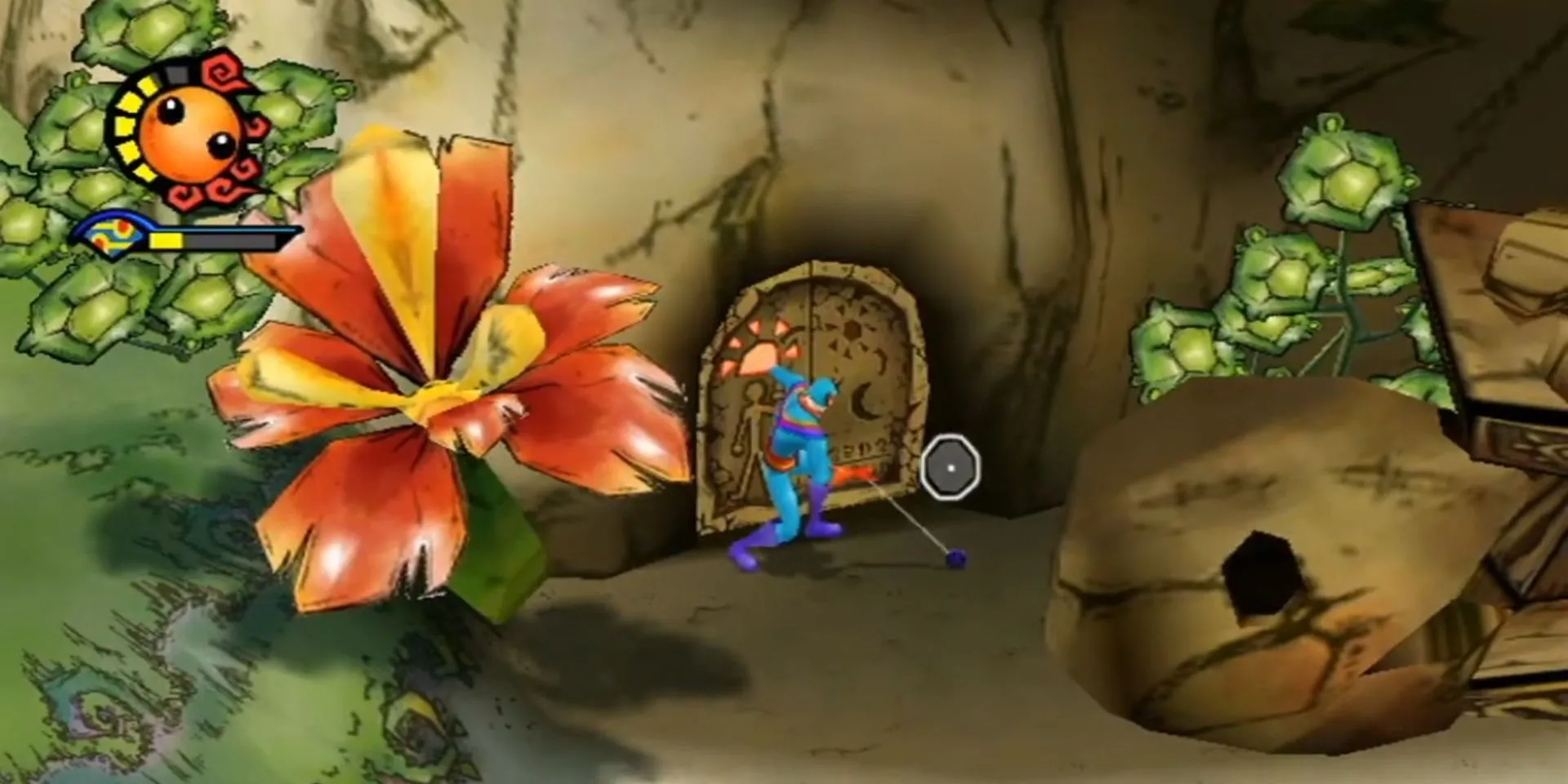 Captain Rainbow đang chơi yo-yo, một nhân vật độc đáo trong tựa game cùng tên của Nintendo
