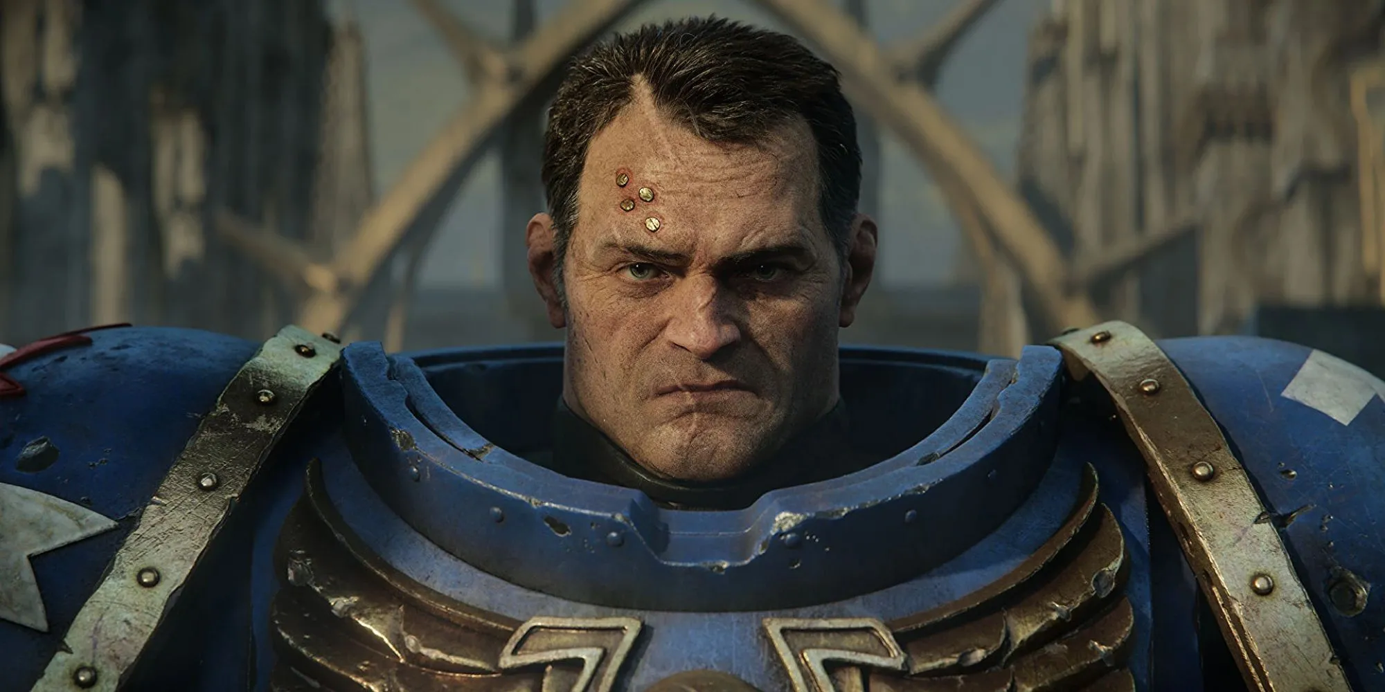Captain Titus, một Space Marine Primaris kiên cường, đối mặt với bầy Tyranids khổng lồ, thể hiện sự dũng cảm và sức mạnh đáng kinh ngạc của anh.