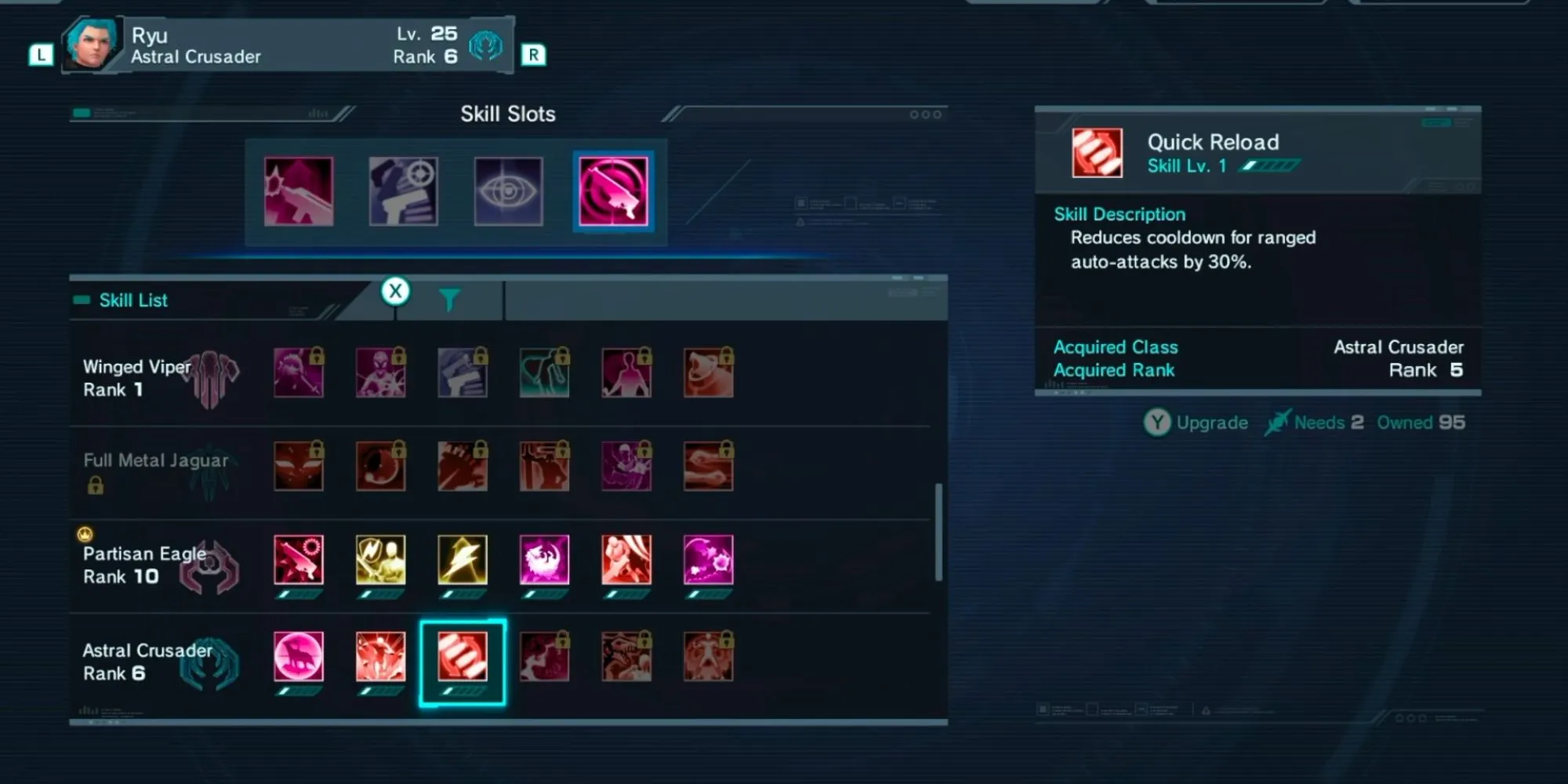 Cây kỹ năng trong Xenoblade Chronicles X