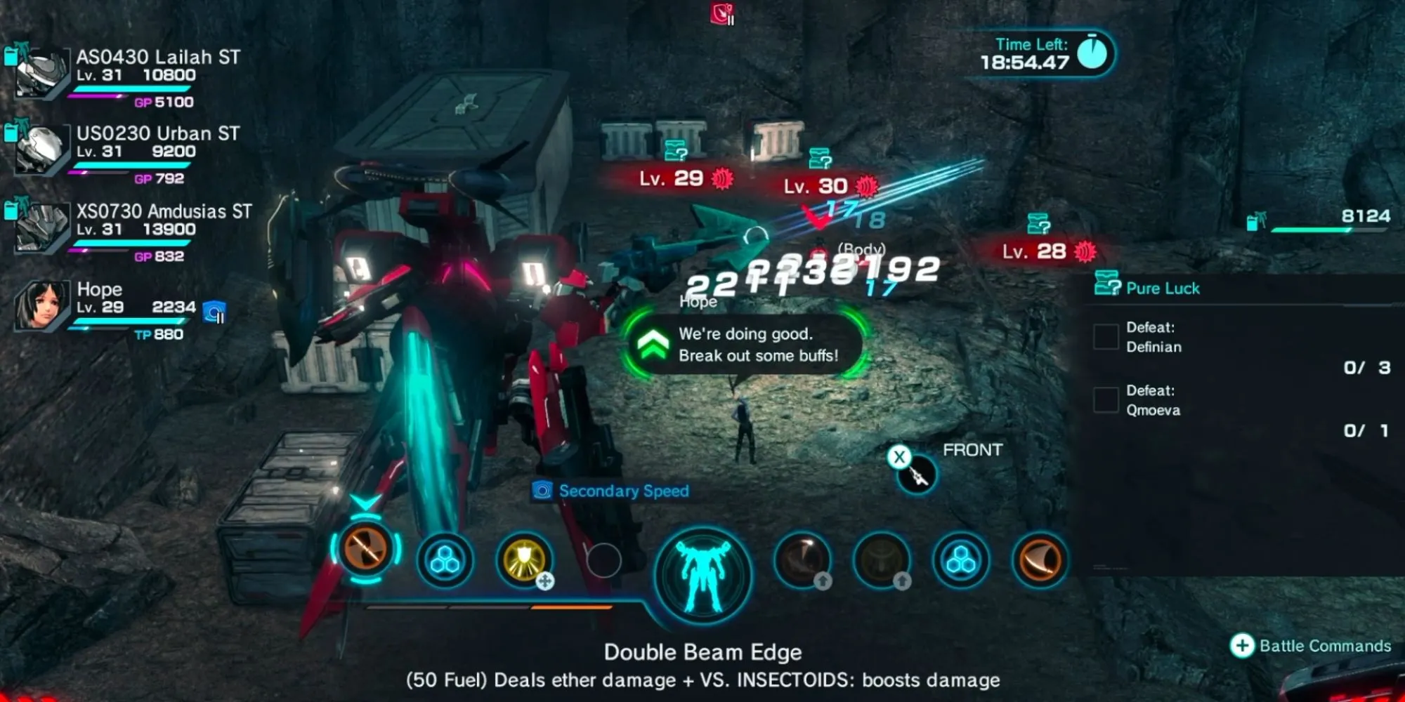Chiến đấu bằng Skell trong Xenoblade Chronicles X
