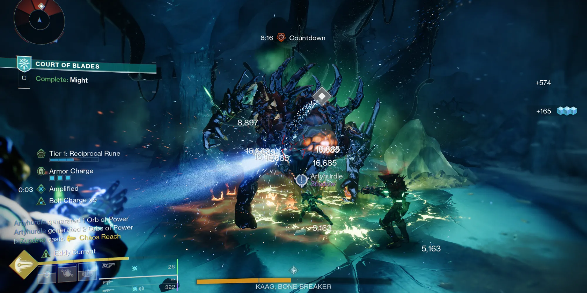 Cổng dịch chuyển mở ra đưa người chơi Destiny 2 đến đấu trường Court of Blades