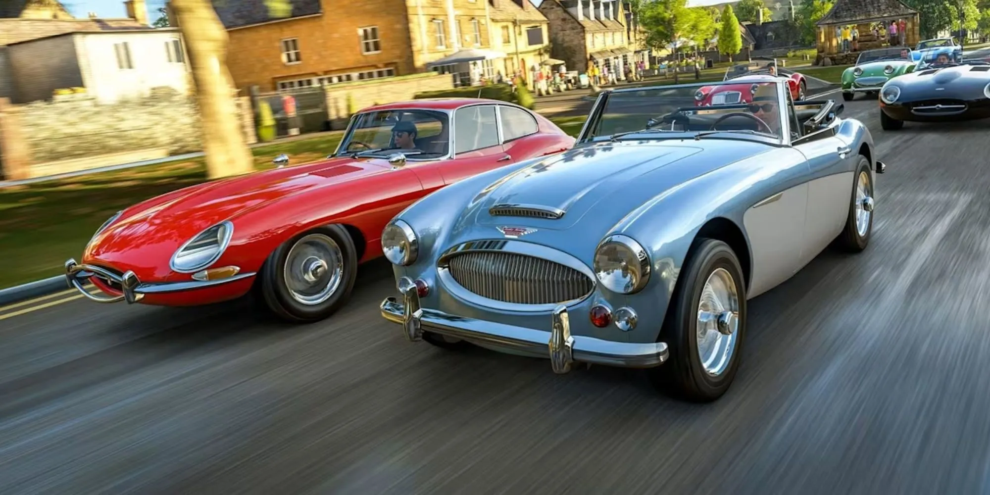 Dàn siêu xe cổ điển Anh quốc trong Forza Horizon 4, tựa game tiền nhiệm của Forza Horizon 5