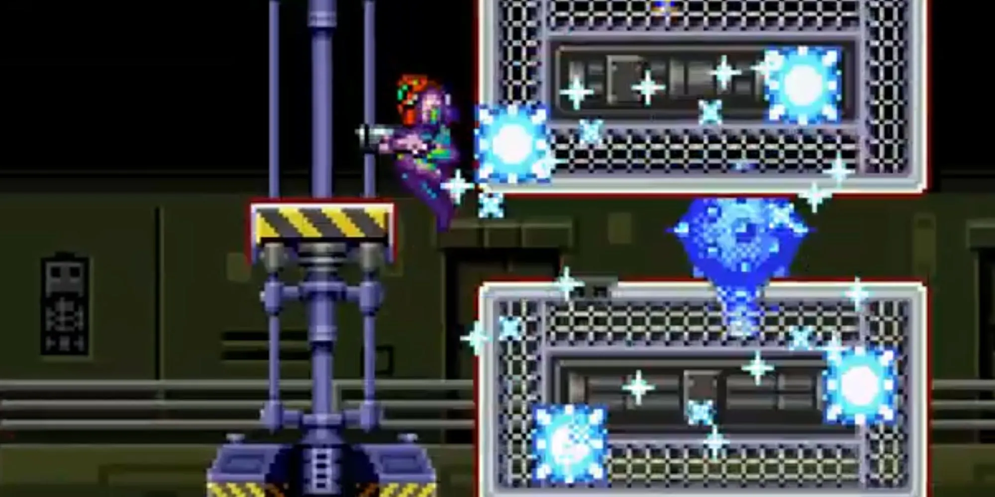 Diffusion Missile trong Metroid Fusion tạo vụ nổ băng giá hình bông tuyết