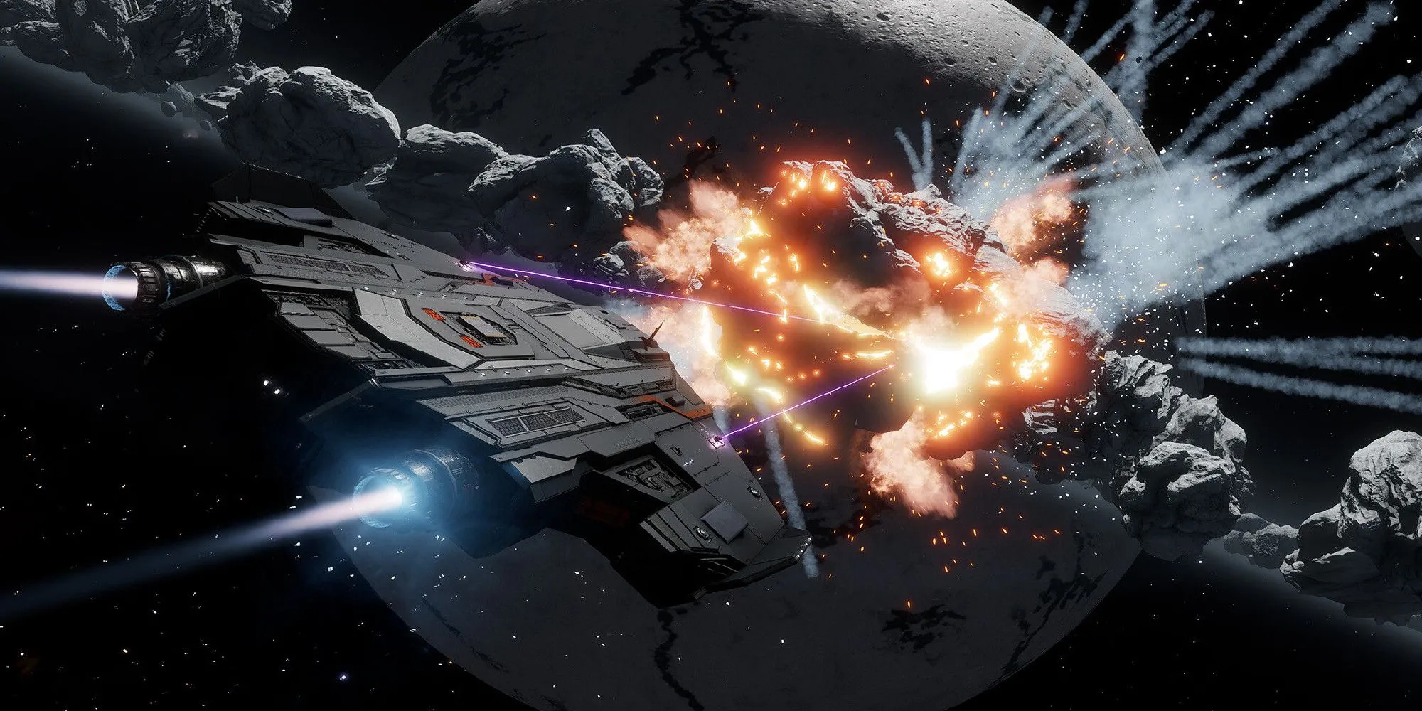 Elite Dangerous Destroying a ship in battle