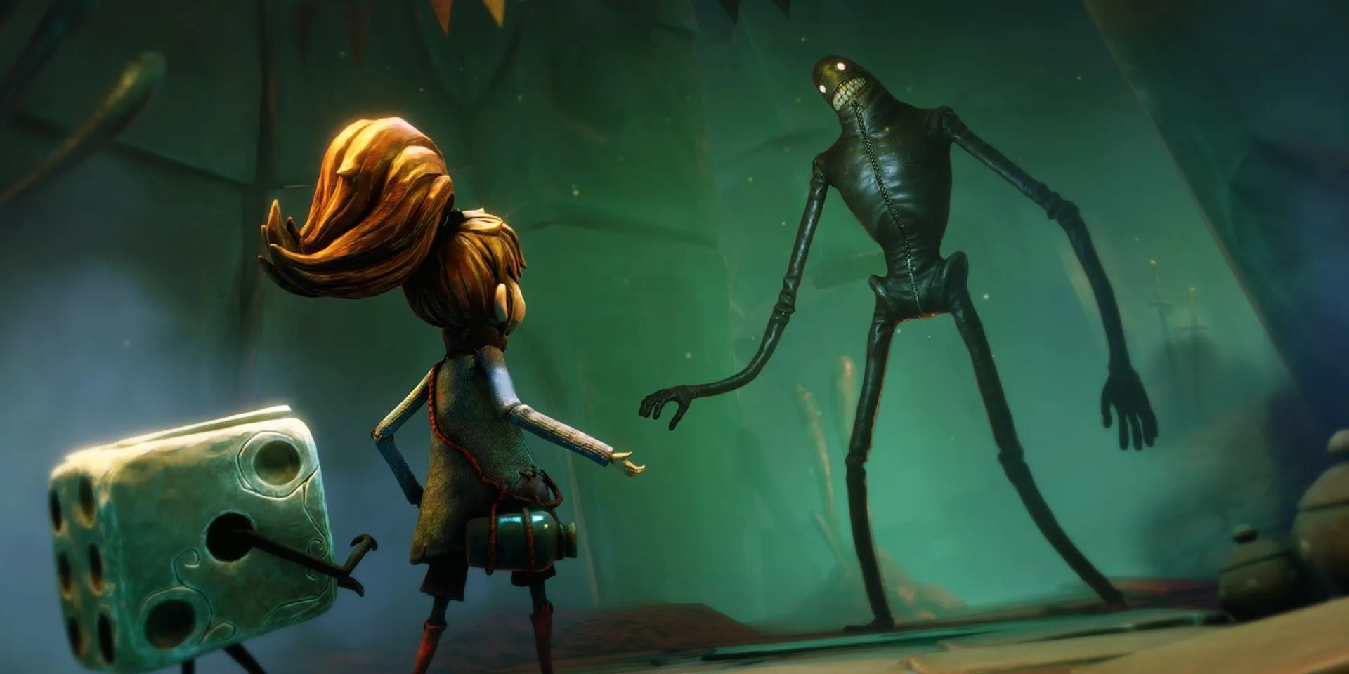 Even gặp gỡ Shadowman trong game phiêu lưu Lost in Random