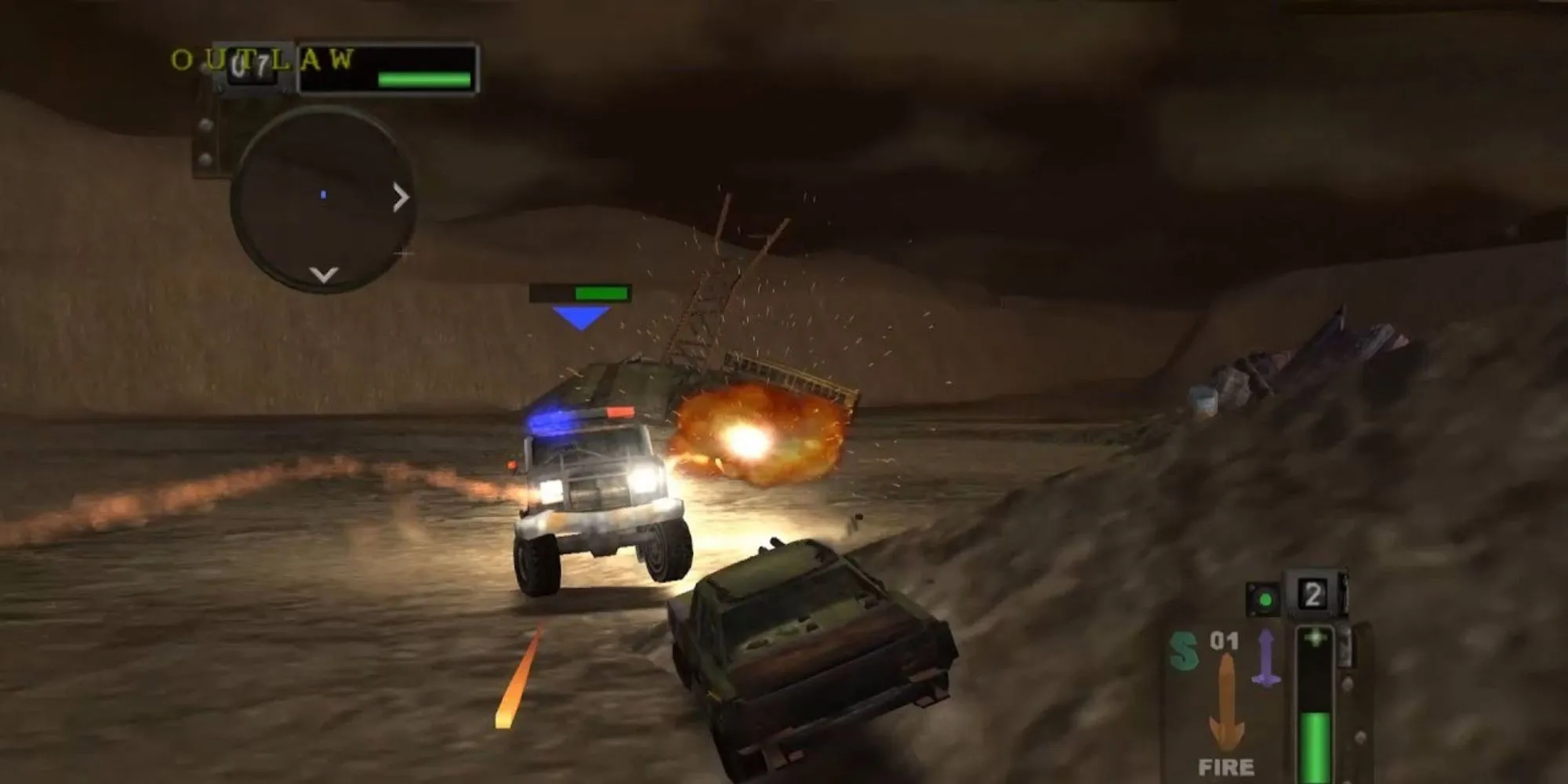 Gameplay hỗn loạn trong Twisted Metal Black