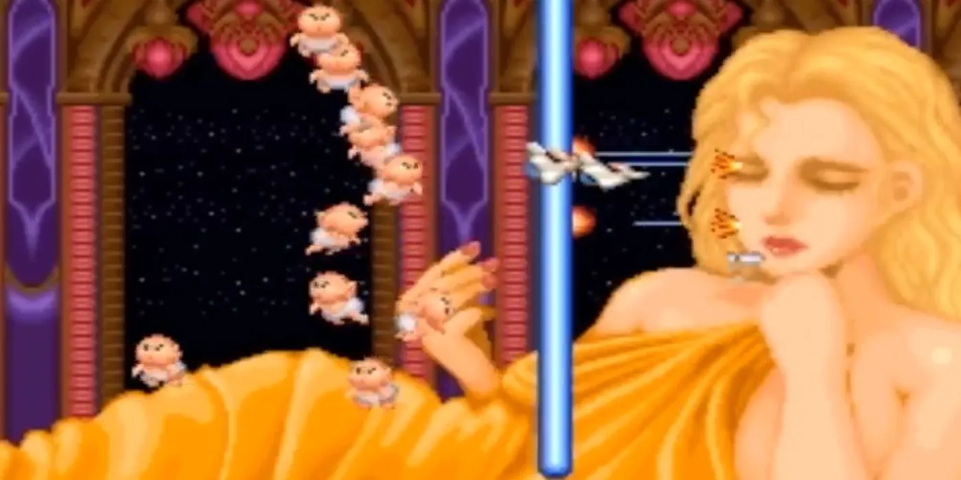 Gameplay kỳ lạ của game bắn súng Parodius trên SNES