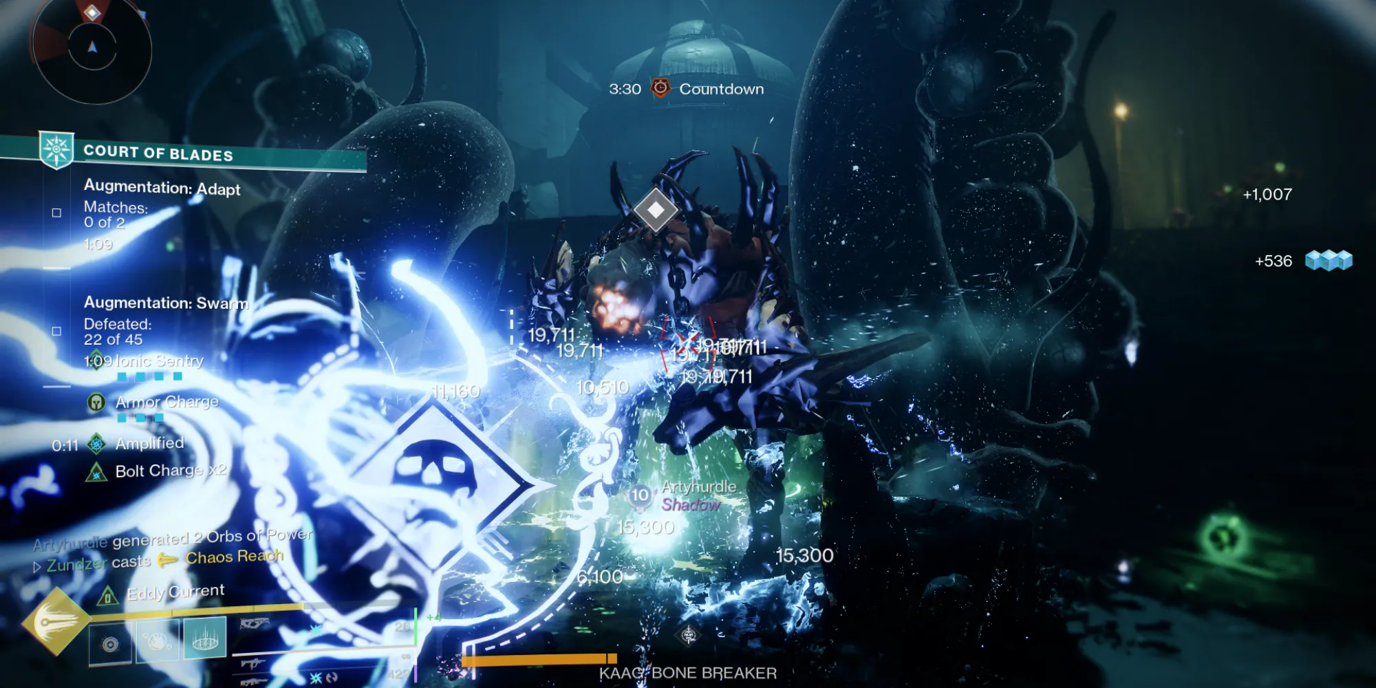 Giao diện chọn hoạt động Court of Blades trong Destiny 2 Episode Heresy Act 2