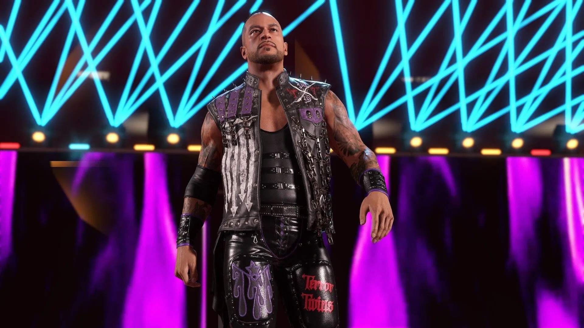 Giao diện màn hình chọn đô vật trong WWE 2K25