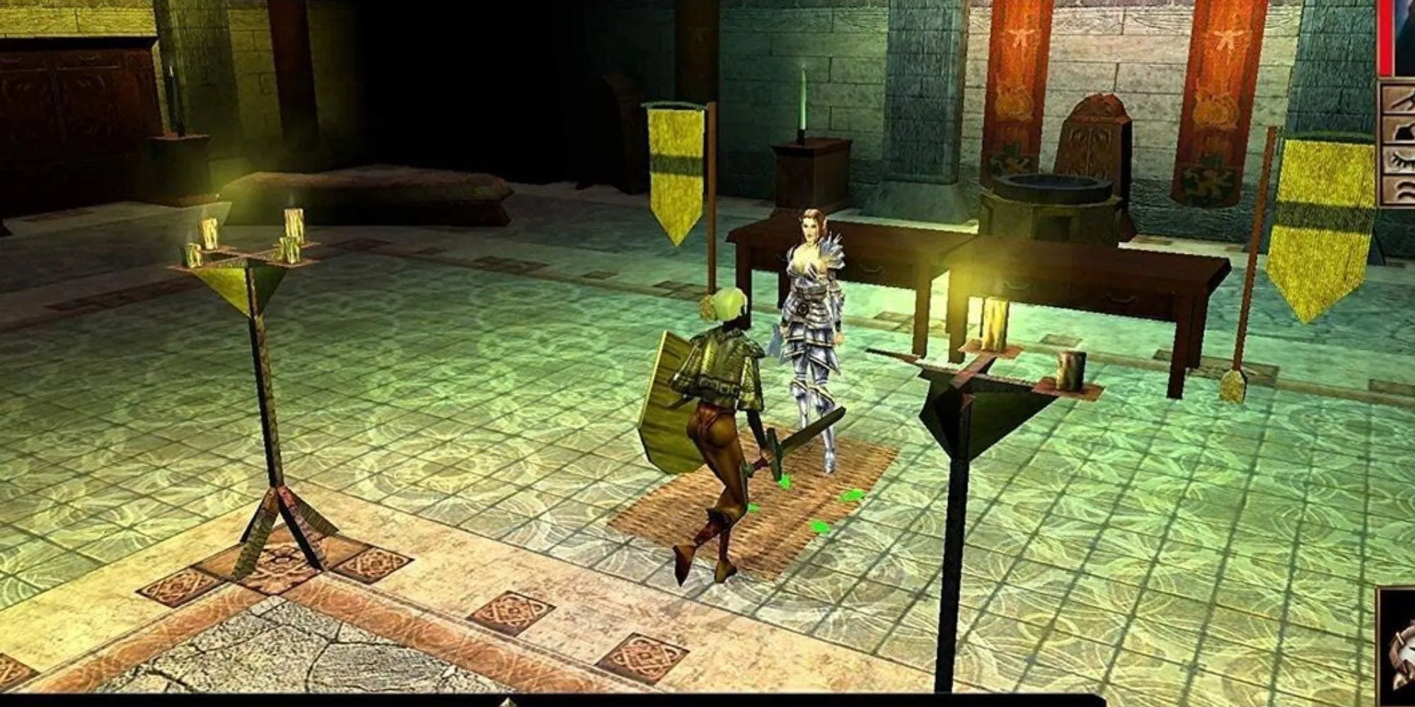 Giao tiếp với một NPC trong Neverwinter Nights Enhanced Edition