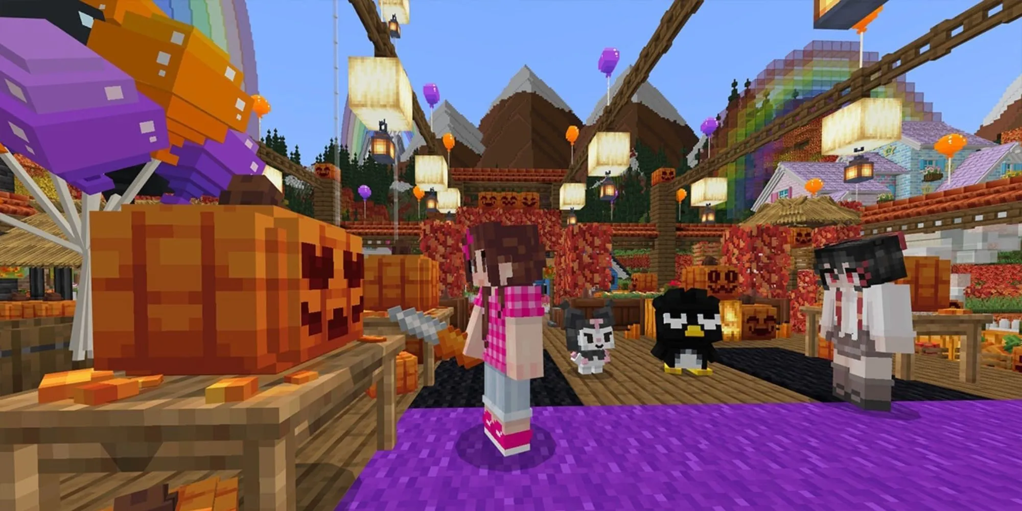 Gói DLC Hello Kitty and Friends đầy màu sắc trong Minecraft