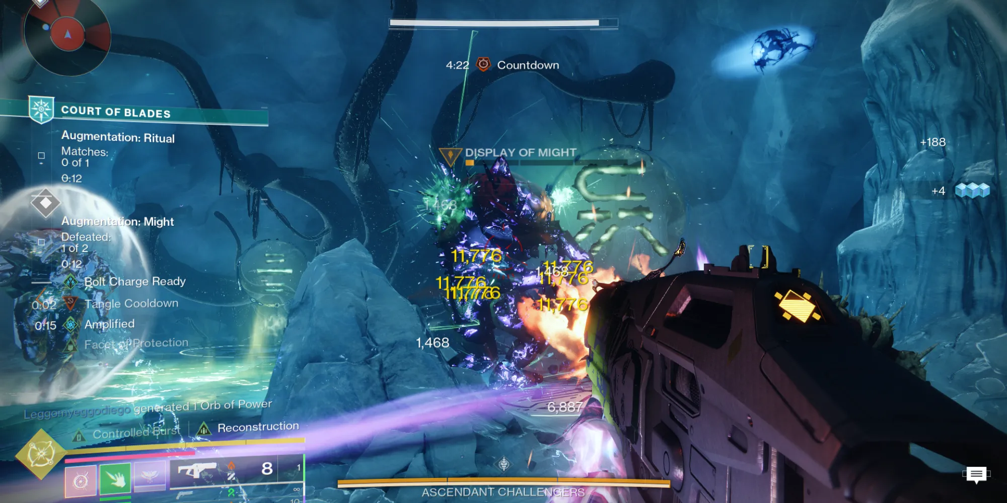 Hazard Gaze of the Deep với những con mắt khổng lồ trong Court of Blades Destiny 2