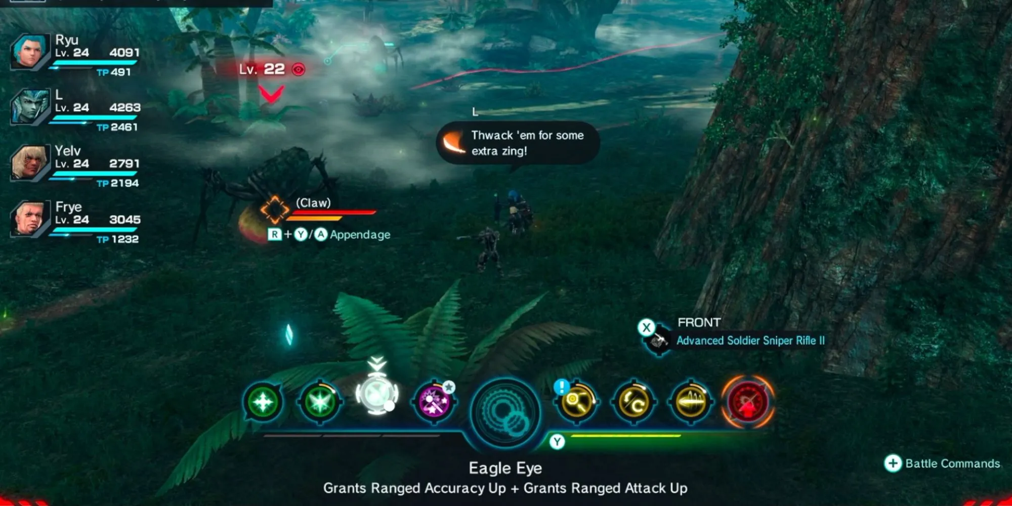 Hệ thống chiến đấu trong Xenoblade Chronicles X