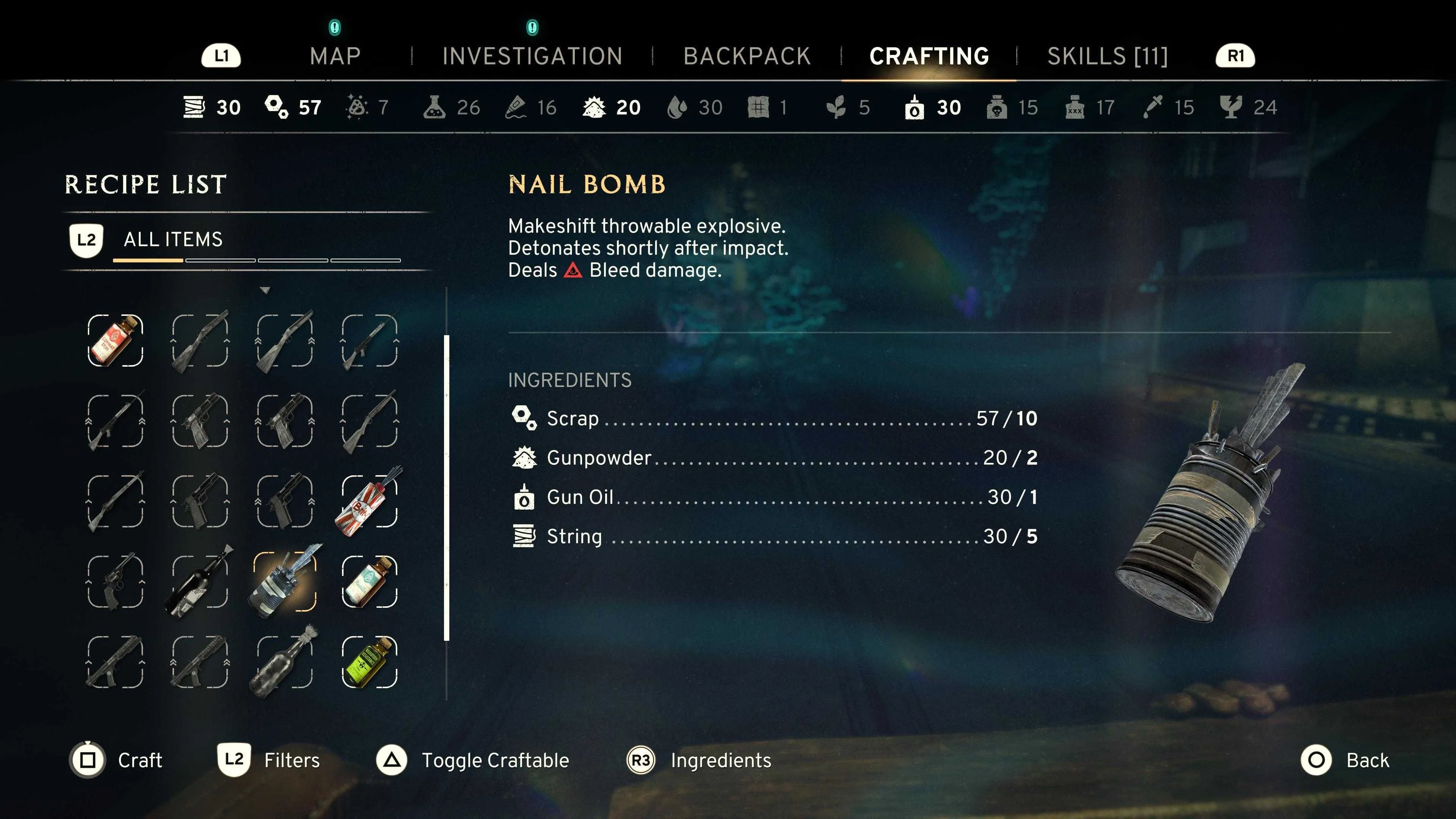Hình ảnh Bom Đinh trong game Atomfall