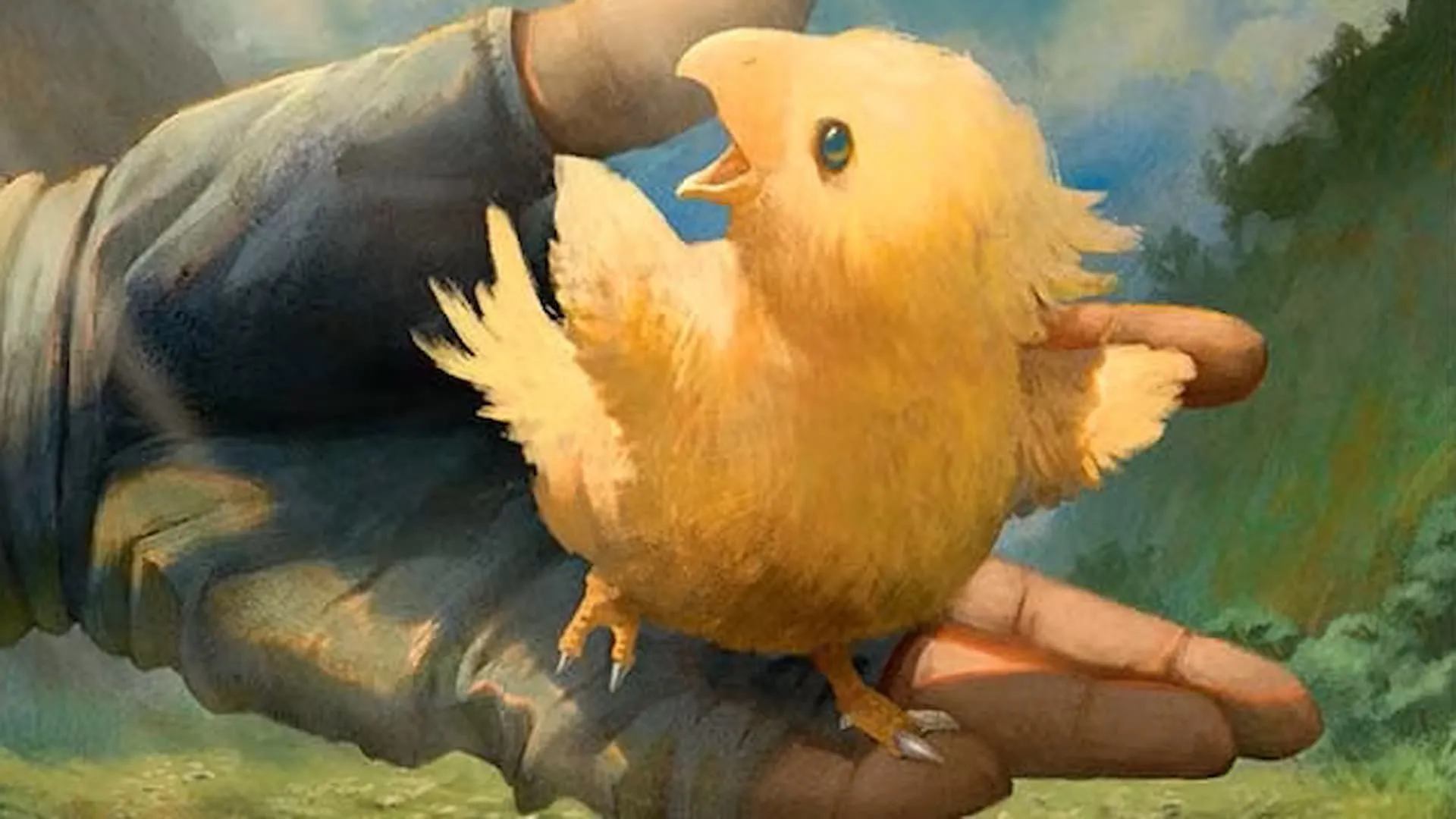 Hình ảnh Chocobo trong set bài Magic The Gathering crossover Final Fantasy