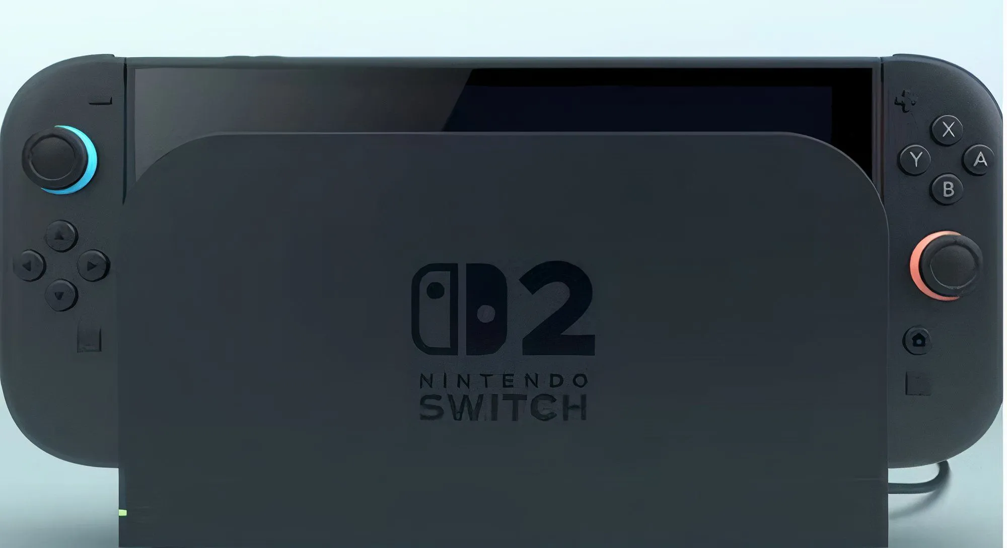 Hình ảnh concept máy Nintendo Switch 2 với thiết kế hiện đại, khơi gợi sự tò mò về thế hệ console mới từ Nintendo và các tựa game Switch 2 Edition độc quyền.