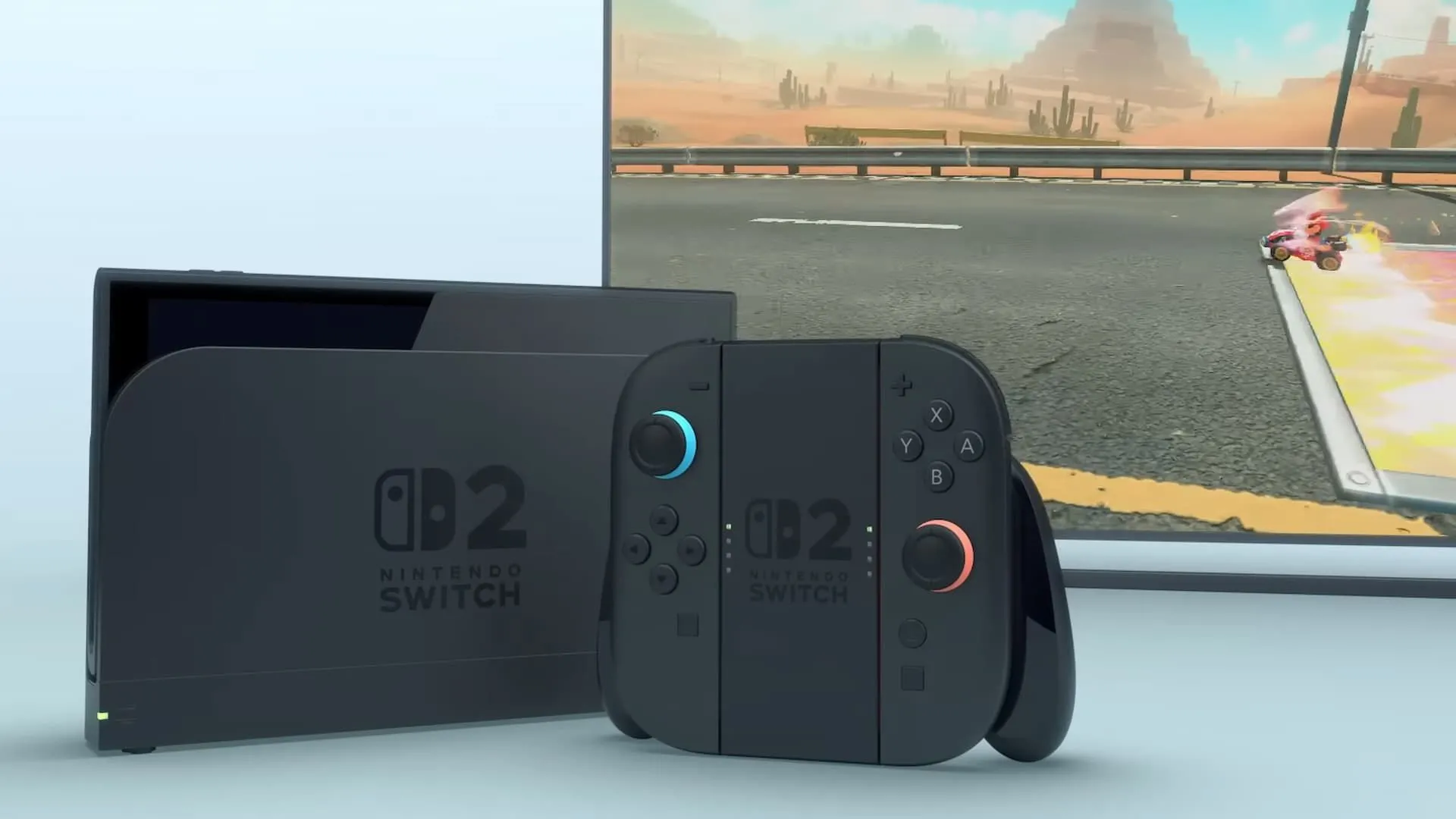 Hình ảnh concept Nintendo Switch 2 với Joy-Con và màn hình được hé lộ