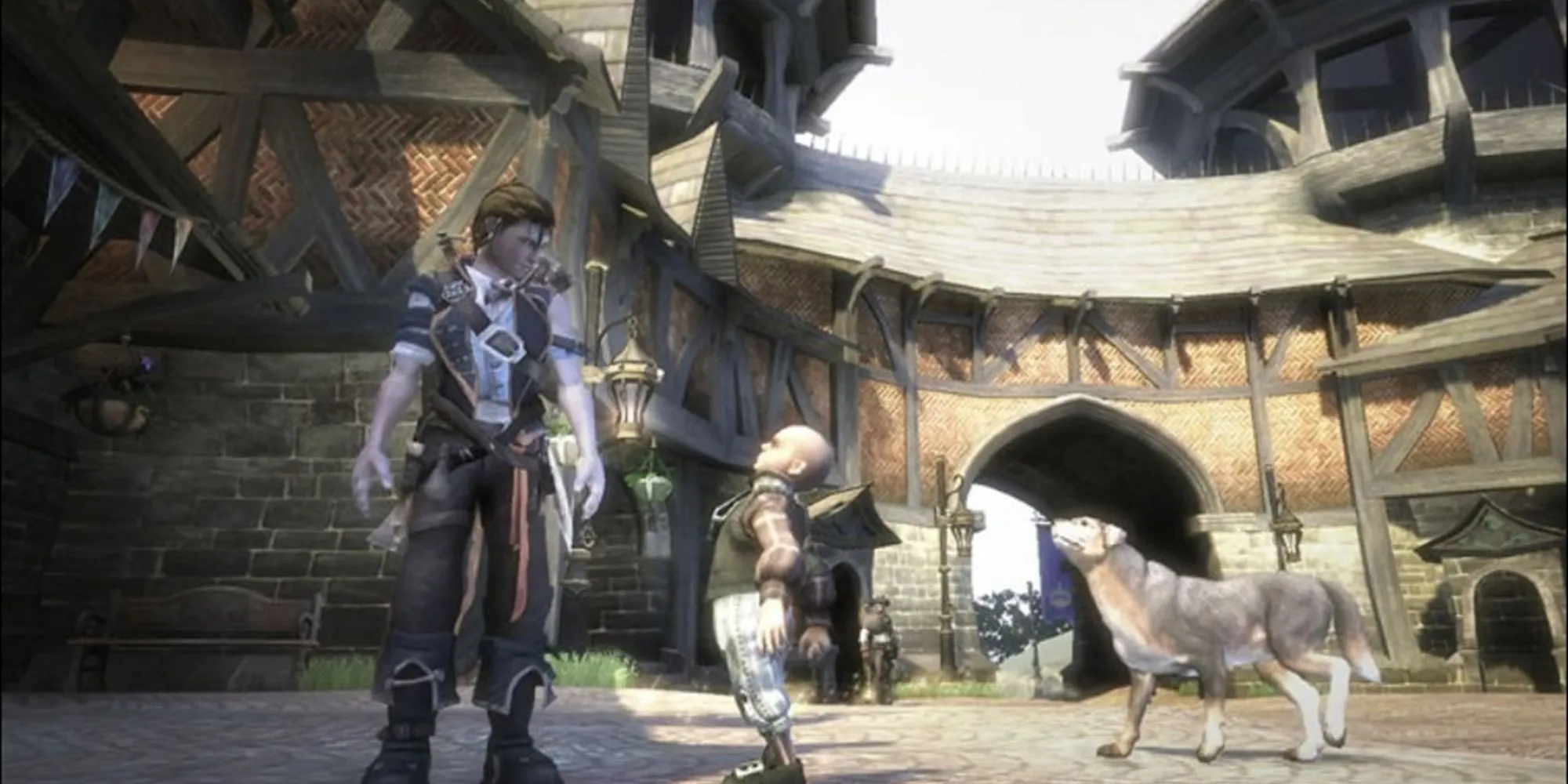 Hình ảnh đại diện cho game Fable 2, thể hiện phong cách phiêu lưu kỳ ảo