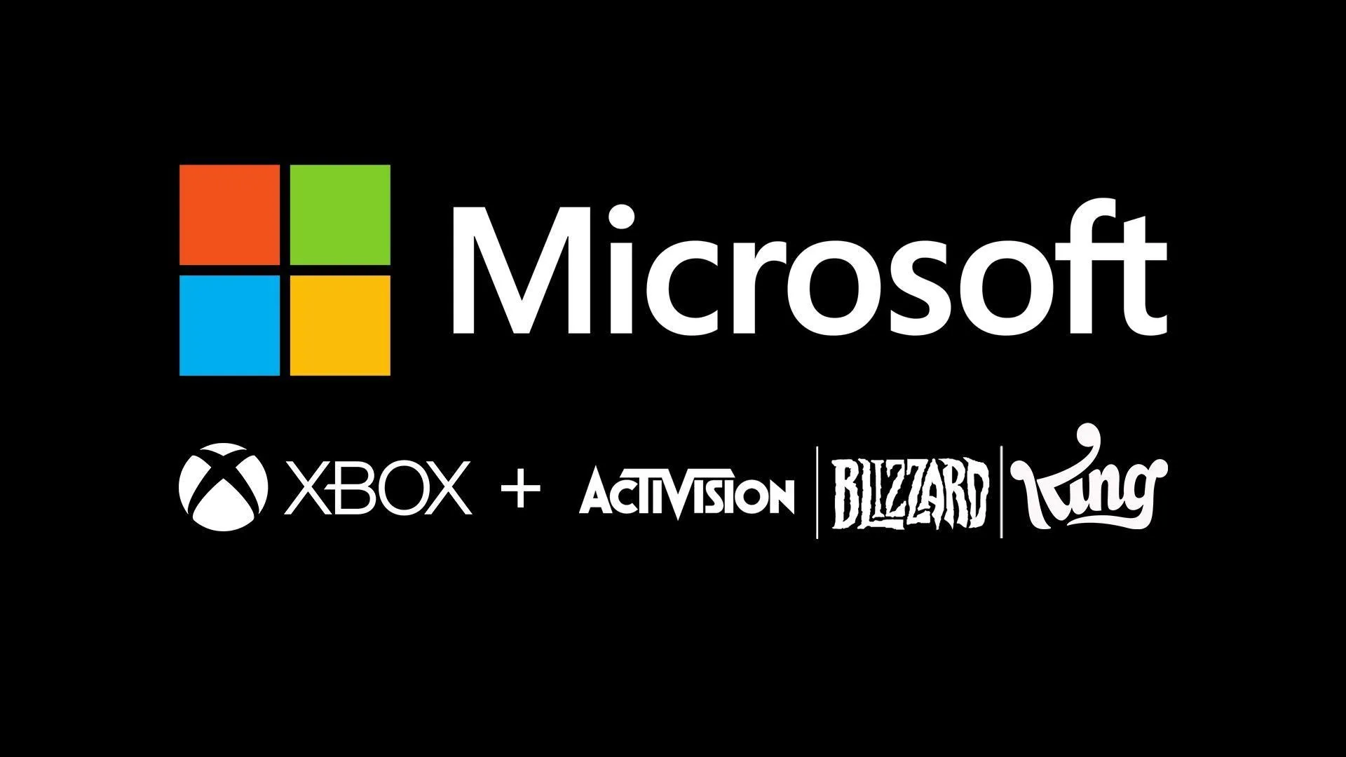 Hình ảnh minh họa thương vụ Microsoft mua lại Activision Blizzard, hợp nhất hai gã khổng lồ ngành game