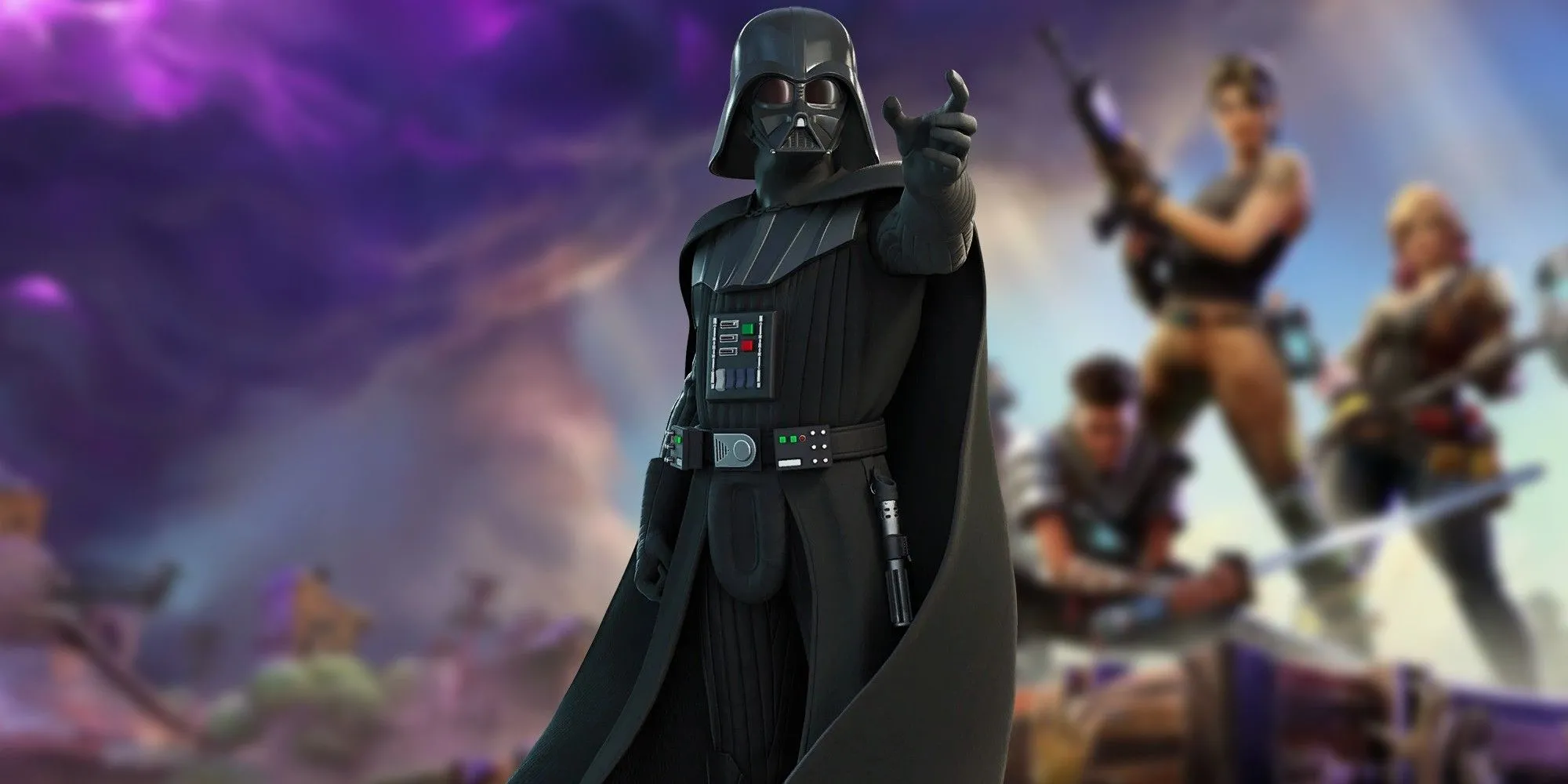Hình ảnh nhân vật Darth Vader trong game Fortnite Battle Royale