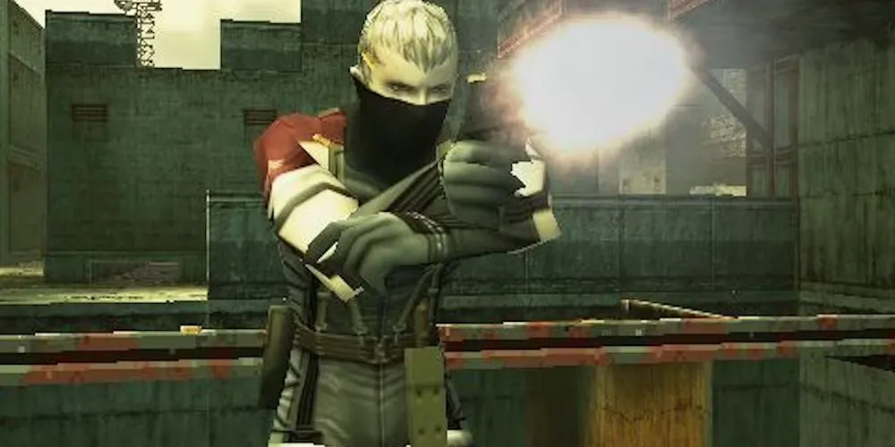 Hình ảnh quảng bá cho Metal Gear Solid Portable Ops trên PSP