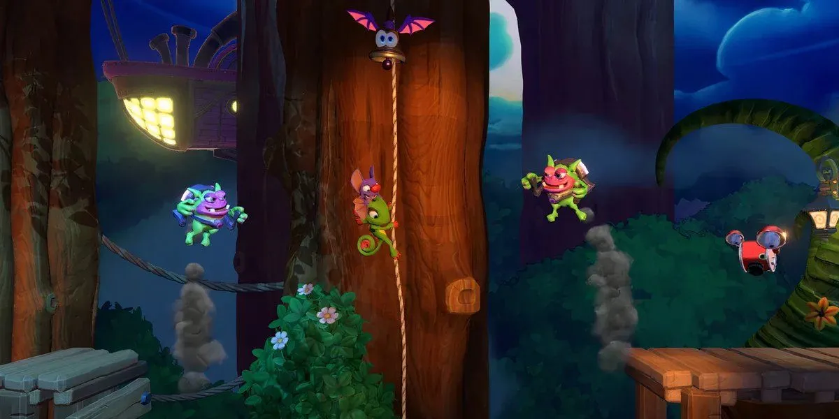 Hình ảnh Yooka và Laylee trong game Yooka-Laylee and the Impossible Lair của Team 17
