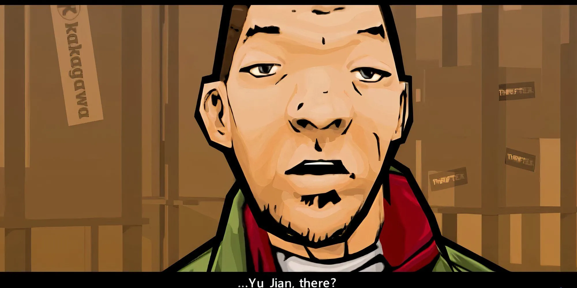 Huang Lee trong GTA Chinatown Wars đang đối thoại