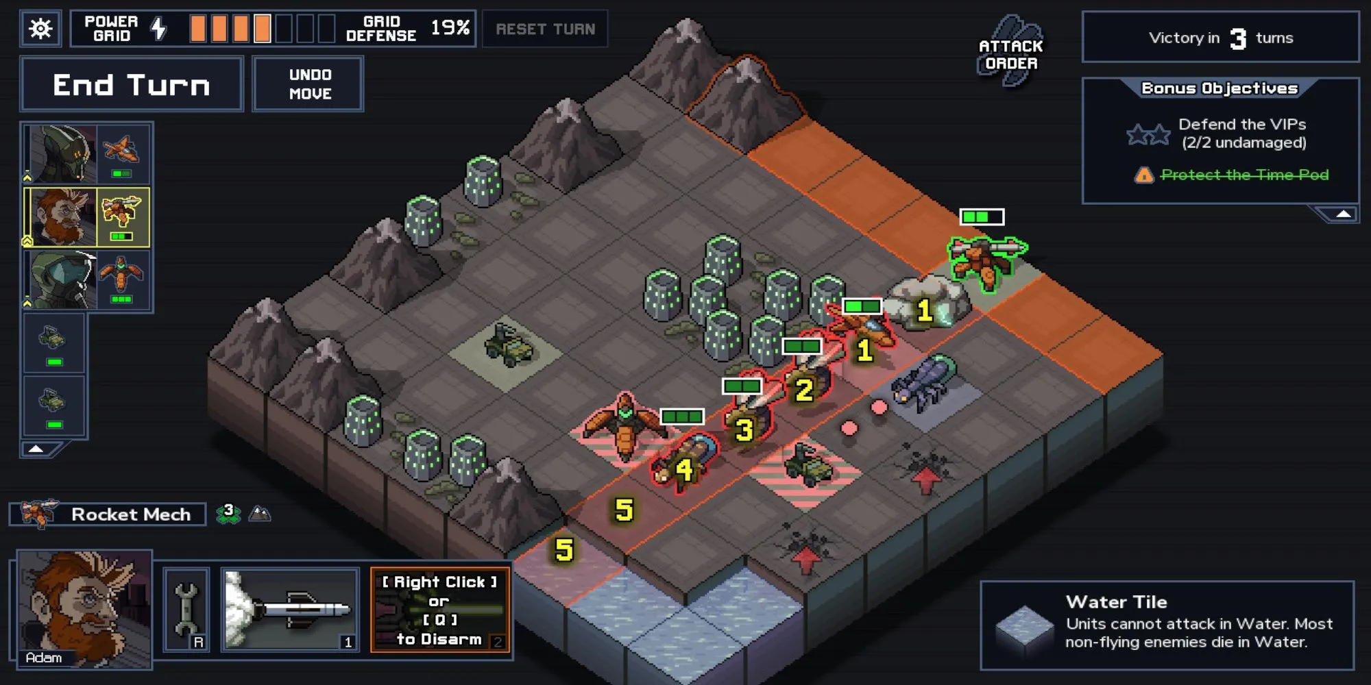 Into the Breach - Lối chơi chiến thuật theo lượt với mech và quái vật