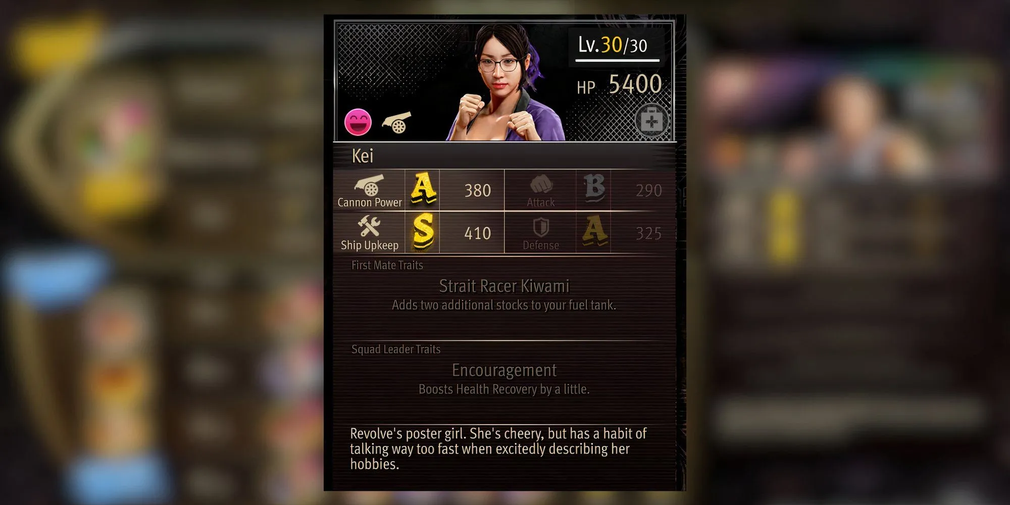 Kei trong game Like a Dragon: Pirate Yakuza