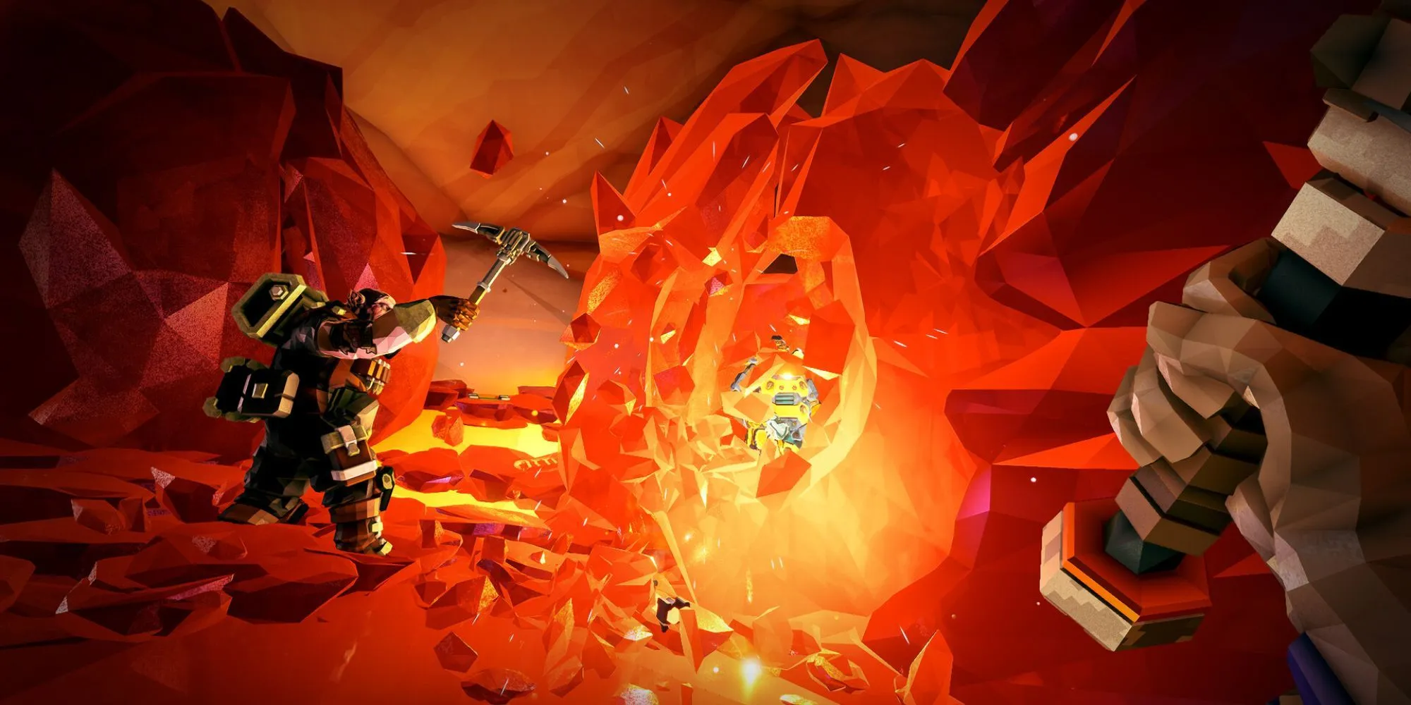 Khai thác khoáng sản trong Deep Rock Galactic