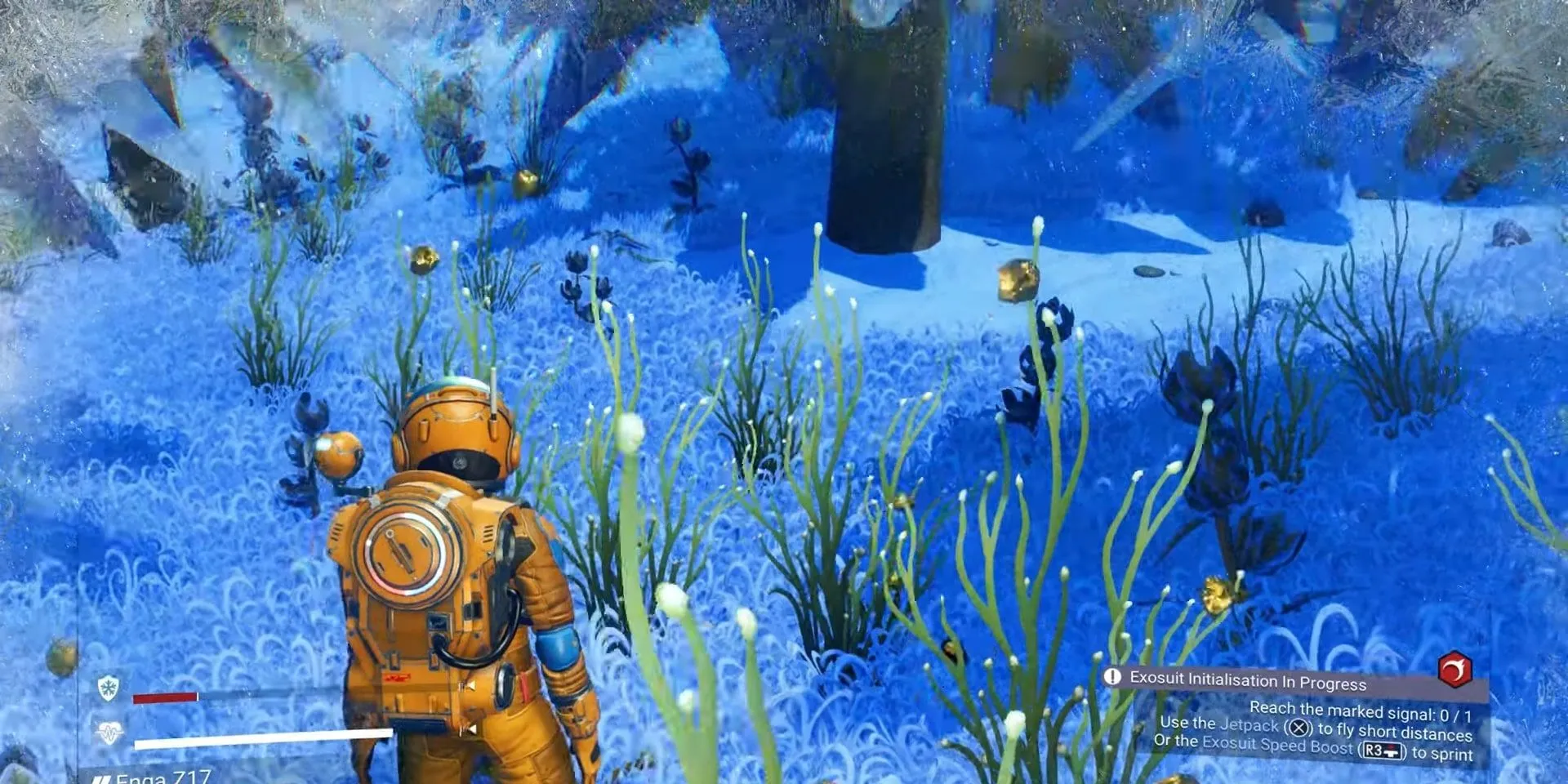 Khám phá hành tinh xa lạ với tàu vũ trụ trong No Man's Sky