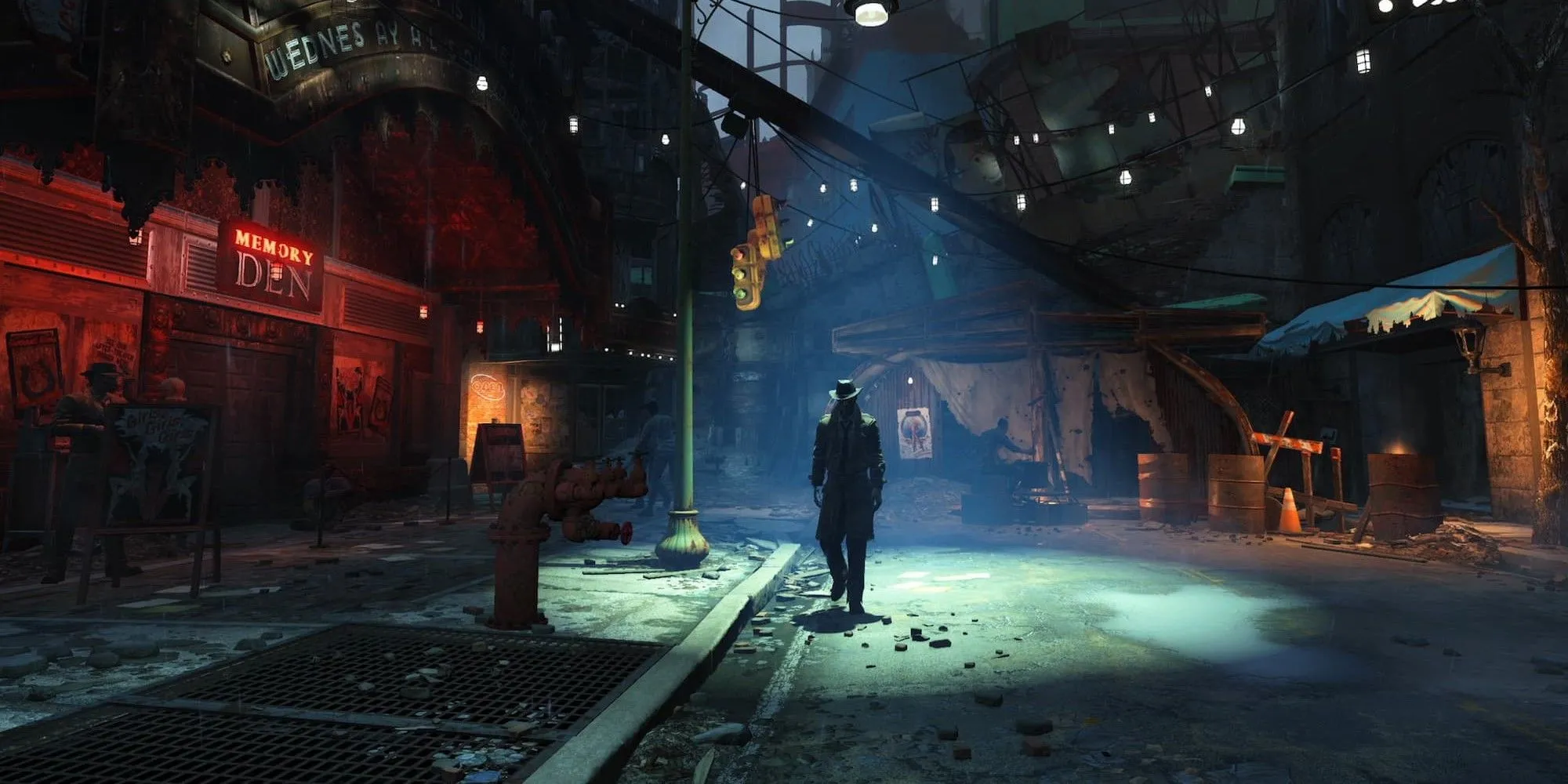 Khám phá và 'cuỗm' đồ trong bối cảnh hậu tận thế của Fallout 4.