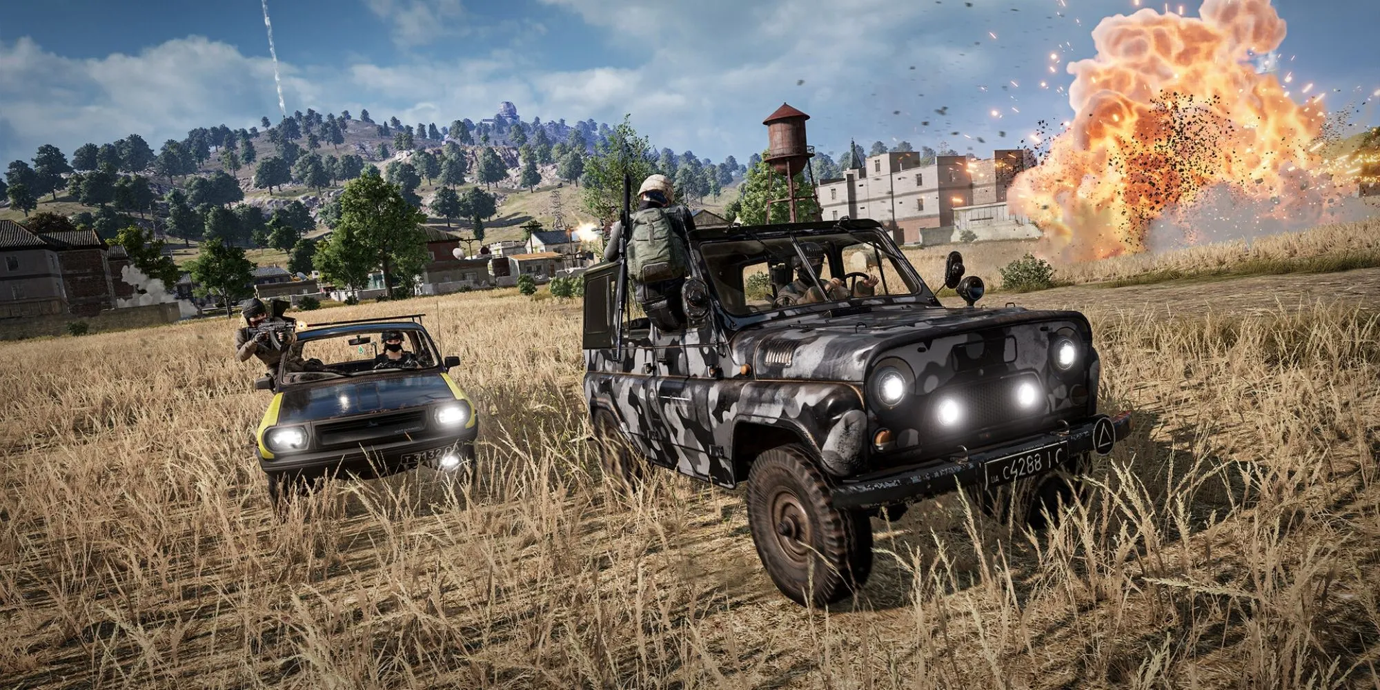 Khoảnh khắc kịch tính trong một trận đấu sinh tồn trong PUBG Battlegrounds