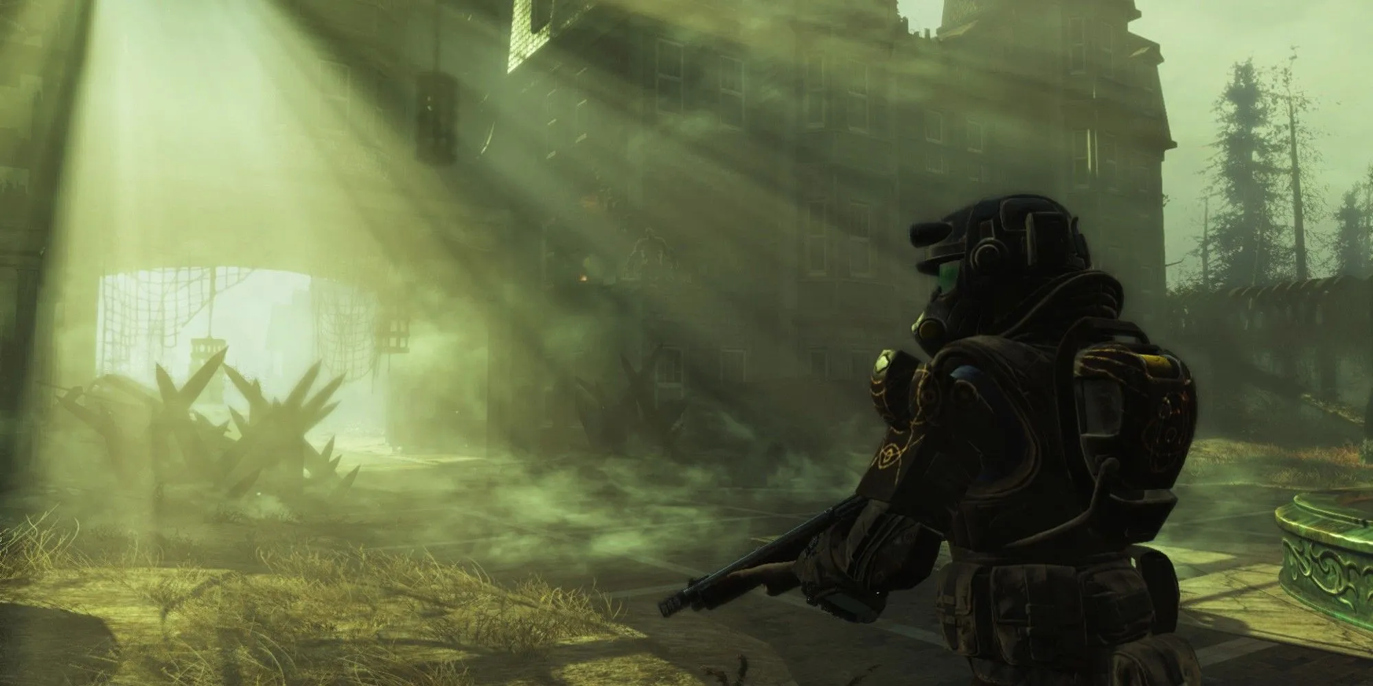 Khung cảnh đảo sương mù trong Fallout 4: Far Harbor DLC