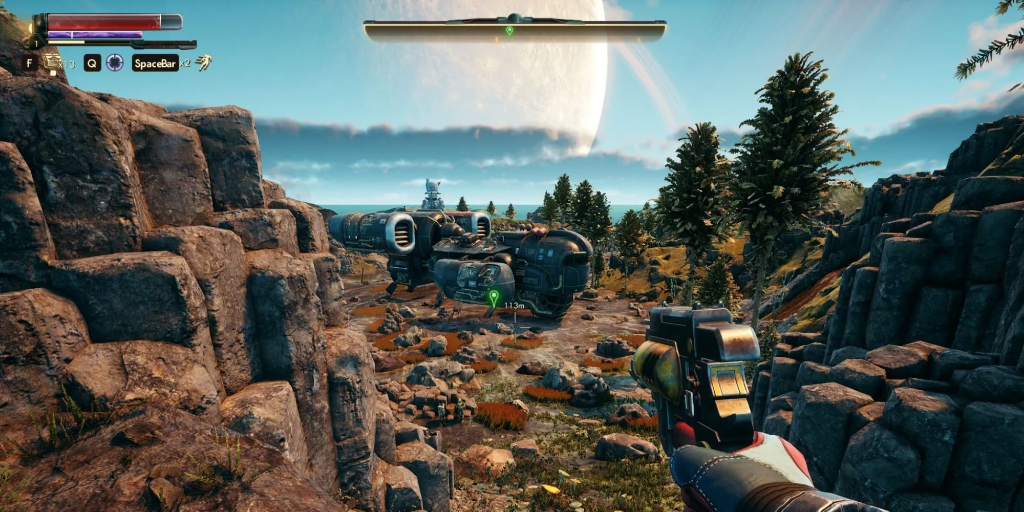 Khung cảnh mở đầu ấn tượng trong The Outer Worlds