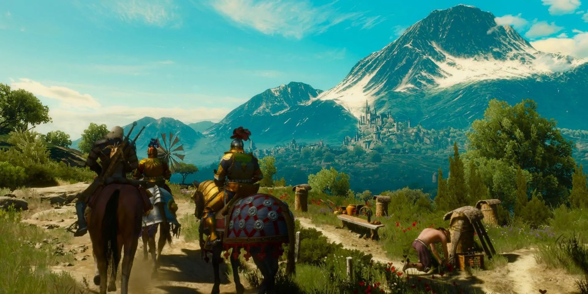 Khung cảnh vùng đất Toussaint rực rỡ trong The Witcher 3: Blood And Wine