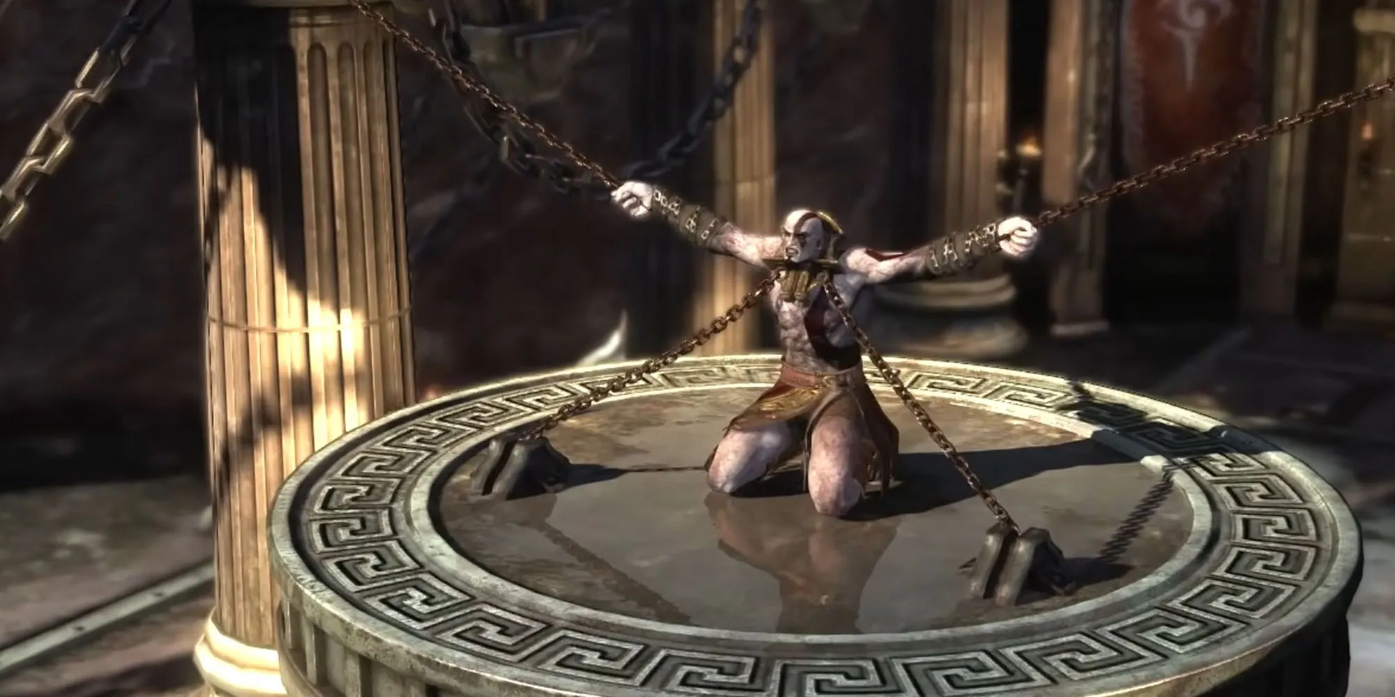 Kratos trong God Of War Ascension trên PS3